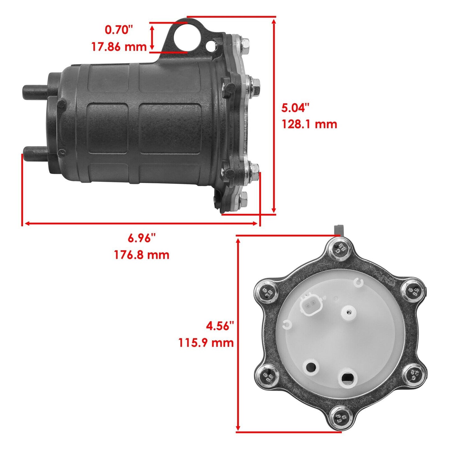 Caltric Fuel Pump For Honda TRX700XX 2008-2009 ATV