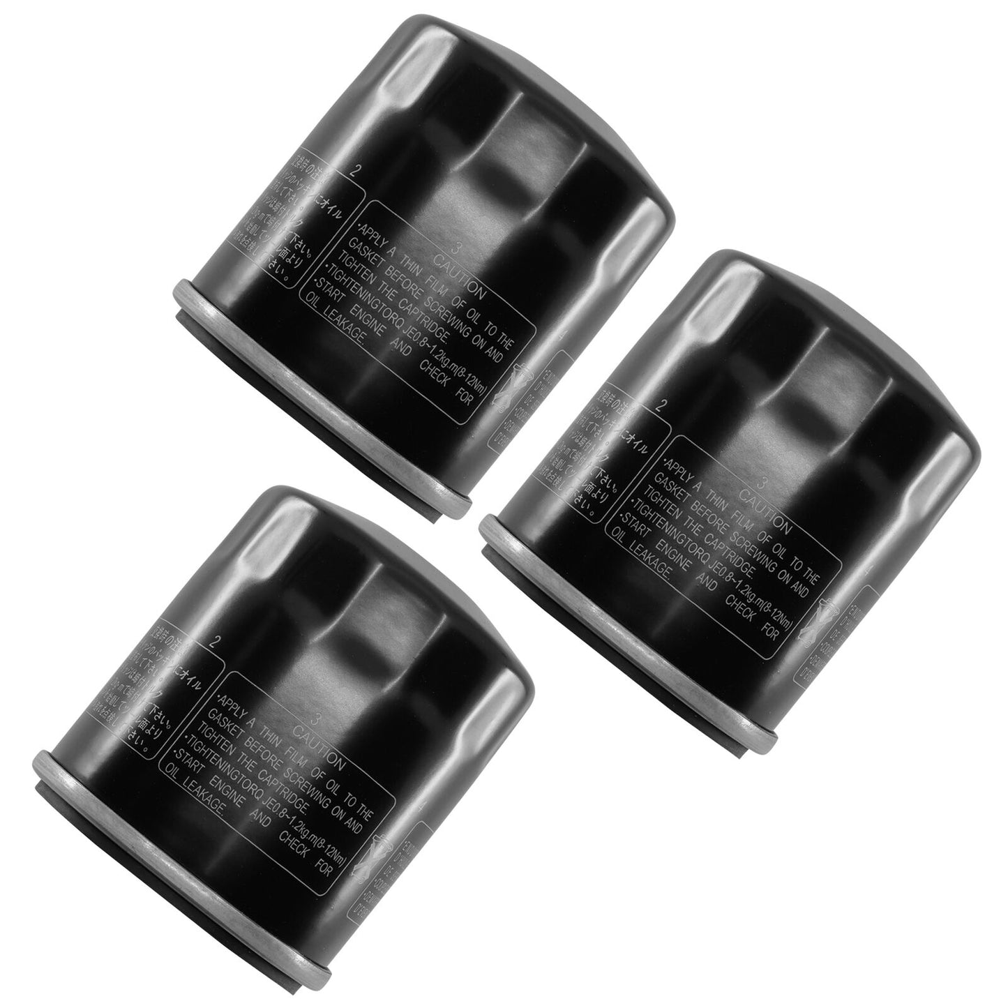 3 Pack Oil Filter for Yamaha 90 90Hp F90TXR F90Tlr F90Tjr F90-Tlr 2006