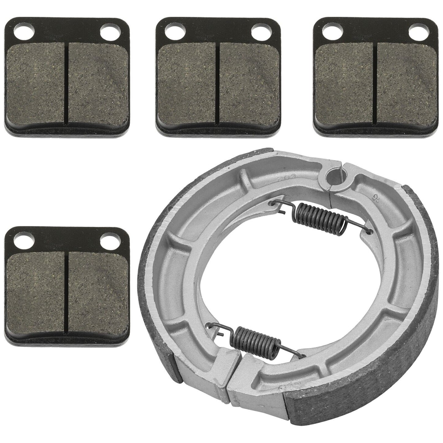 for Suzuki LTA400F LT-A400F Eiger 4WD 2002-2007 Front & Rear Brake Pads Shoes