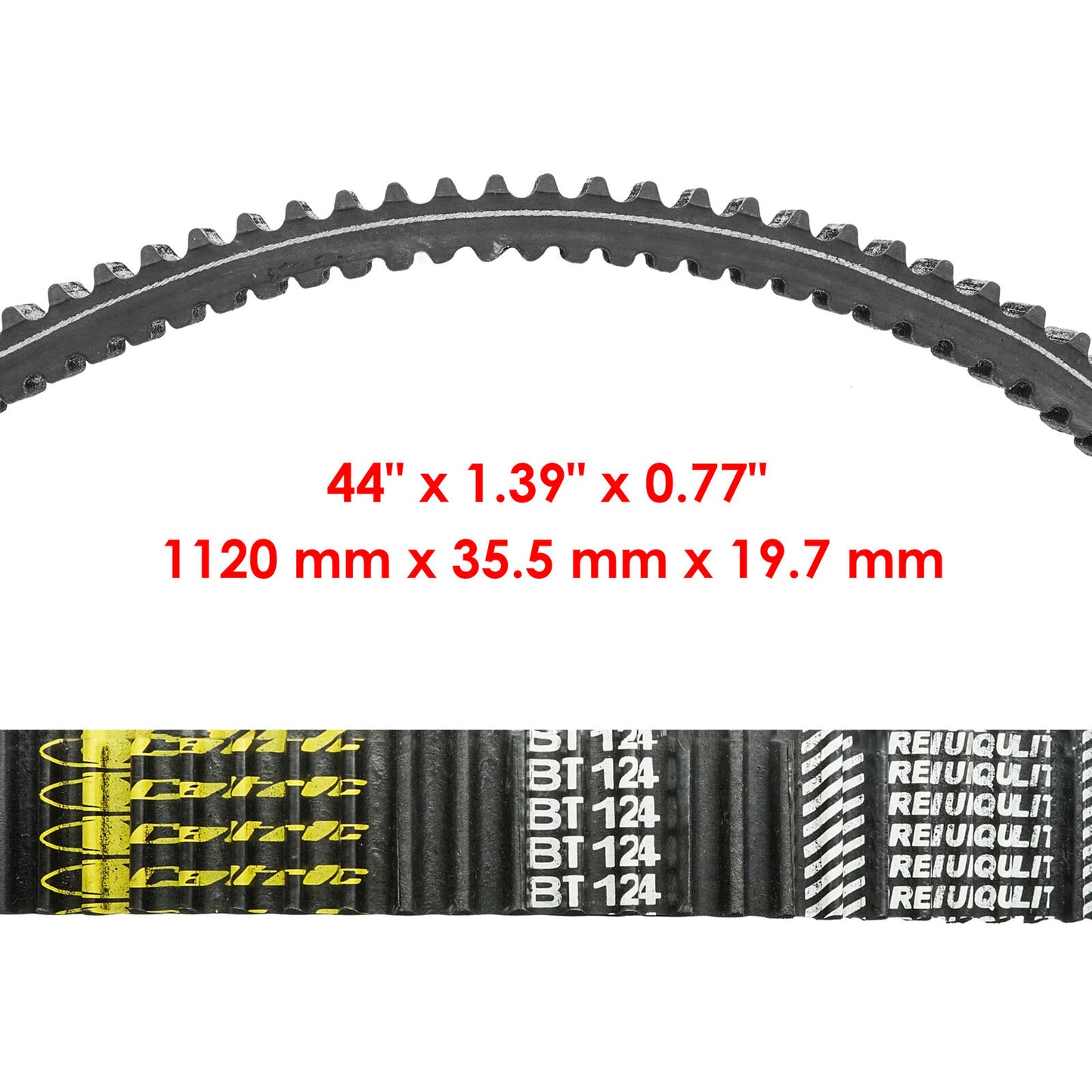 Drive Belt for Ski-Doo Renegade 1200 Adrenaline Enduro 4-Tec 2010-2016