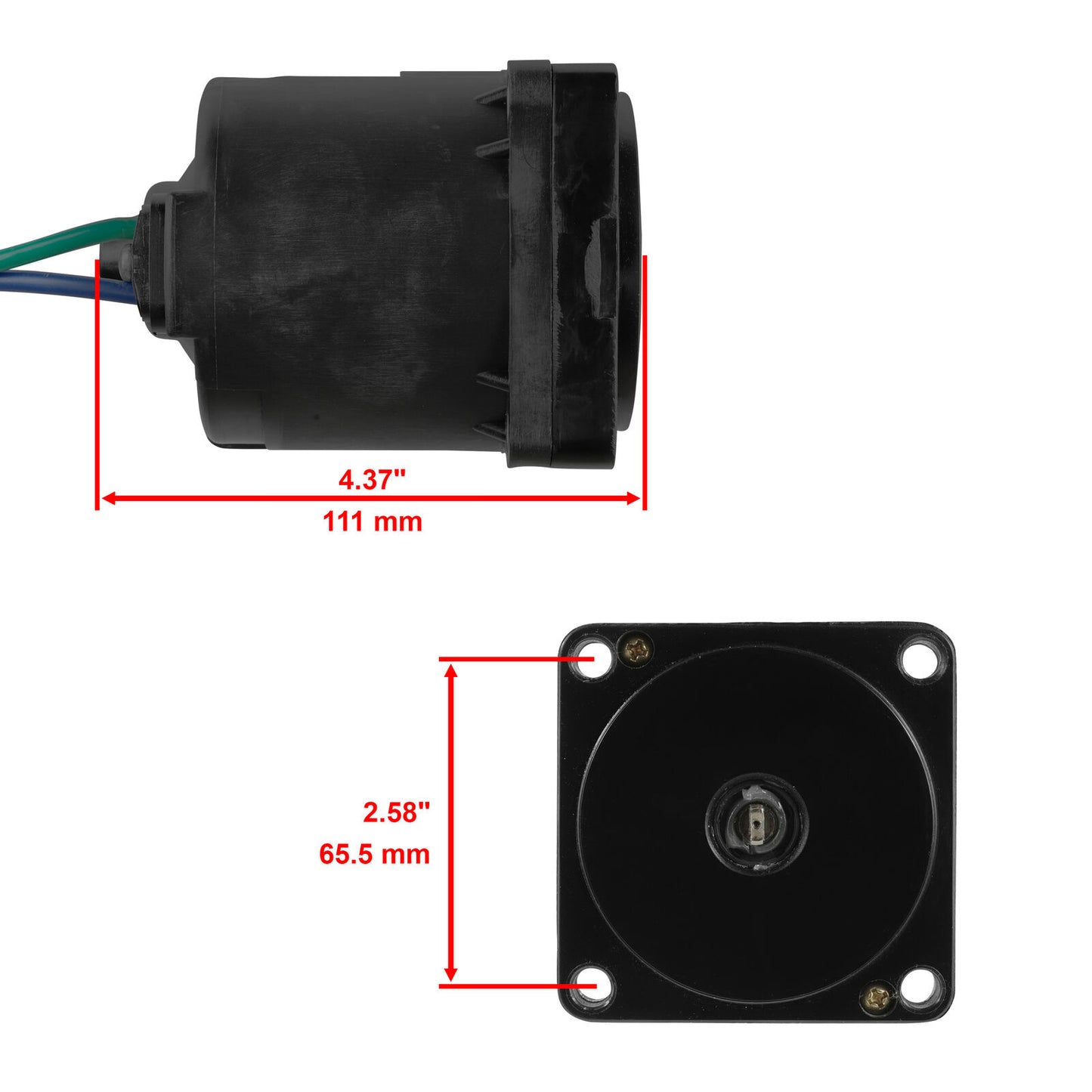 for OMC Evinrude Johnson Tilt Trim Motor 439937 5005254 5005254 / API PT305NM