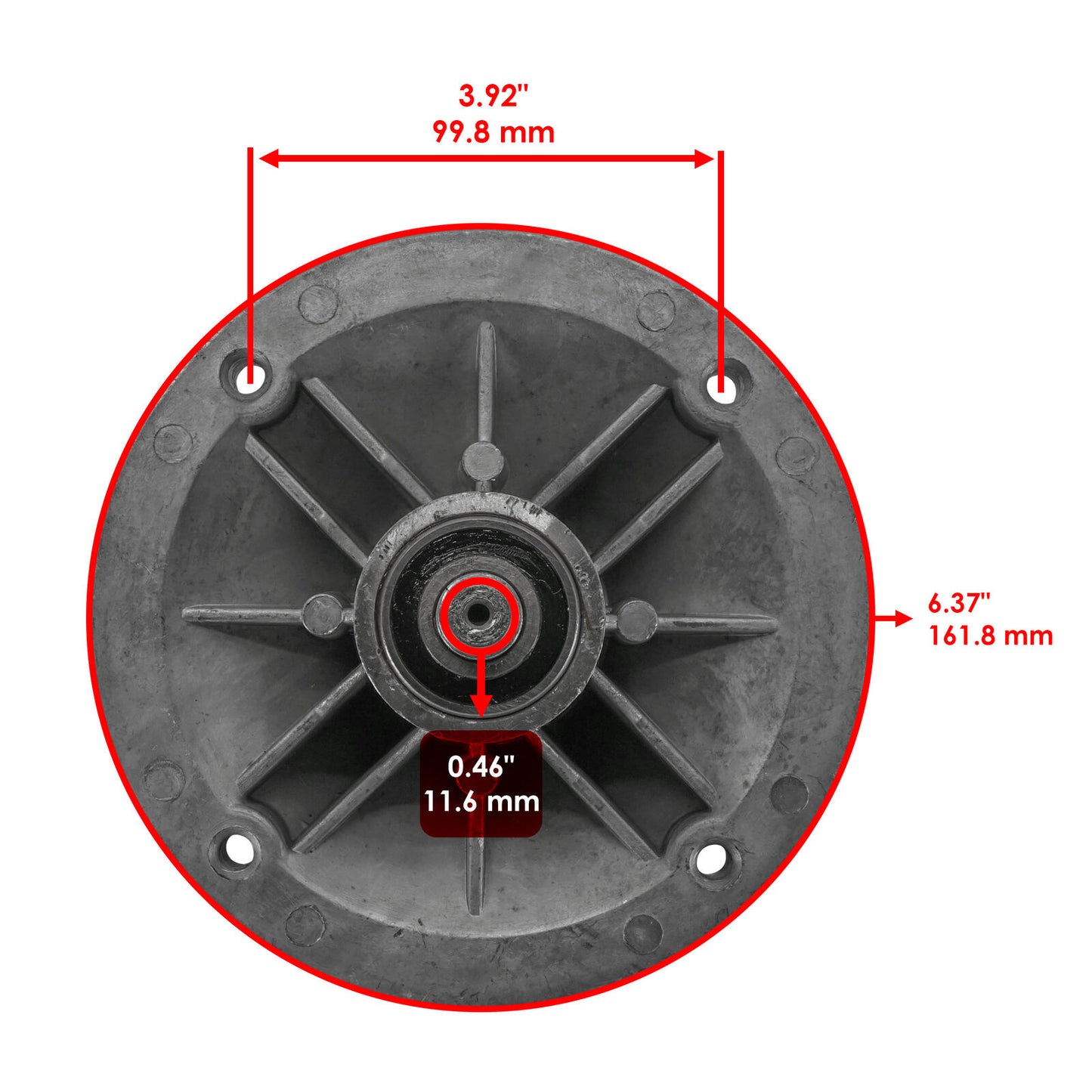 Caltric Spindle Housing For Toro 71185 71190 71191 71193 Lawn Tractor QTY 2