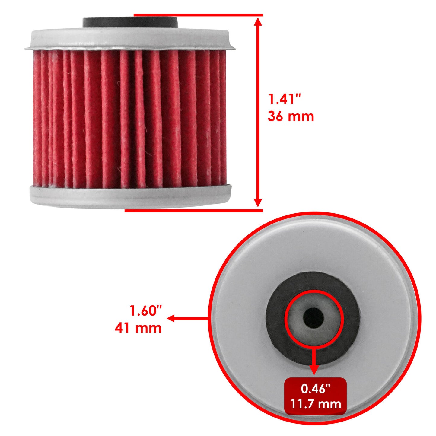 for Honda 15412-Meb-671 15412-Men-671 Oil Filter