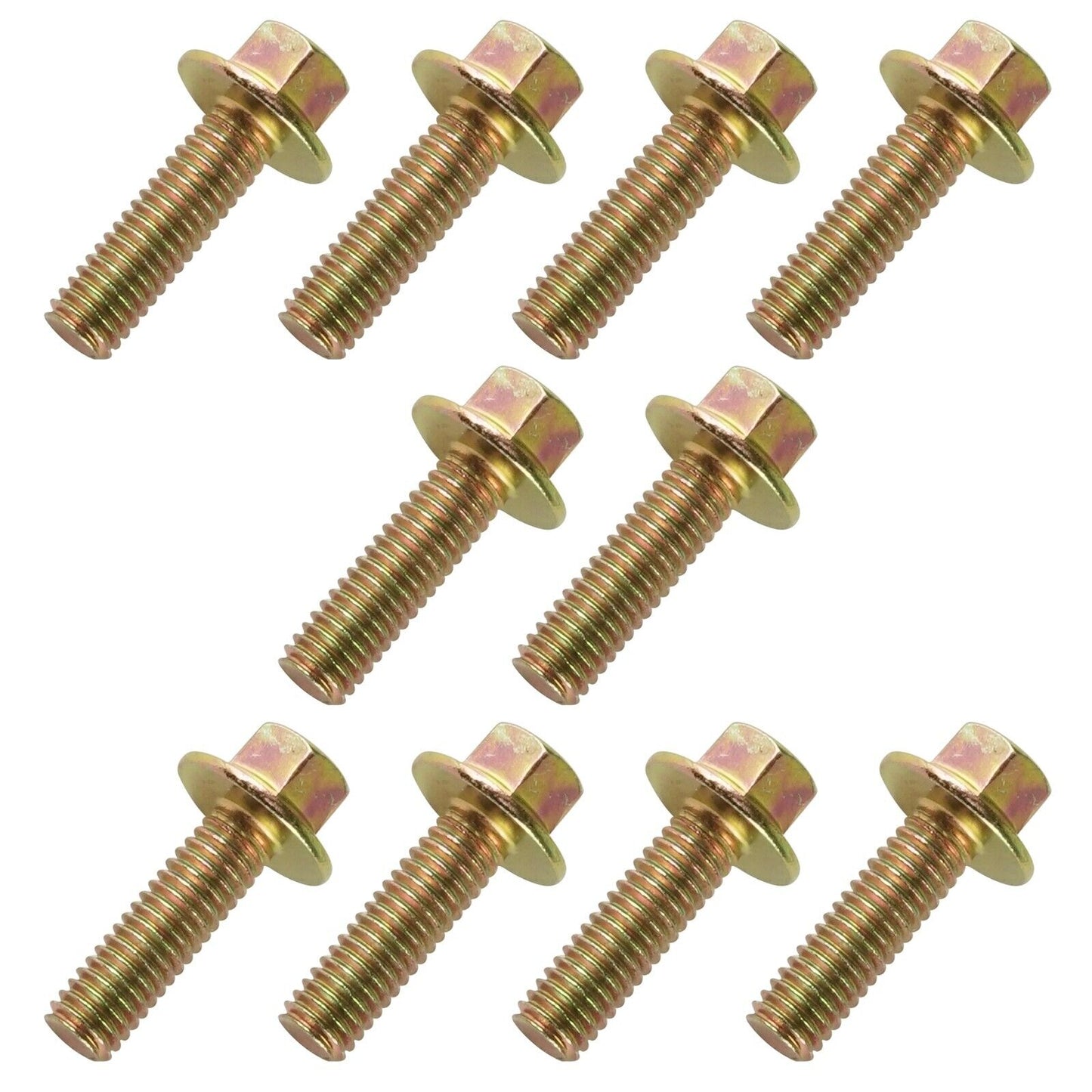 10x Flanged Head Clutch Bolt M6x20 for Polaris Ranger 570 4x4 2018 2020-2022