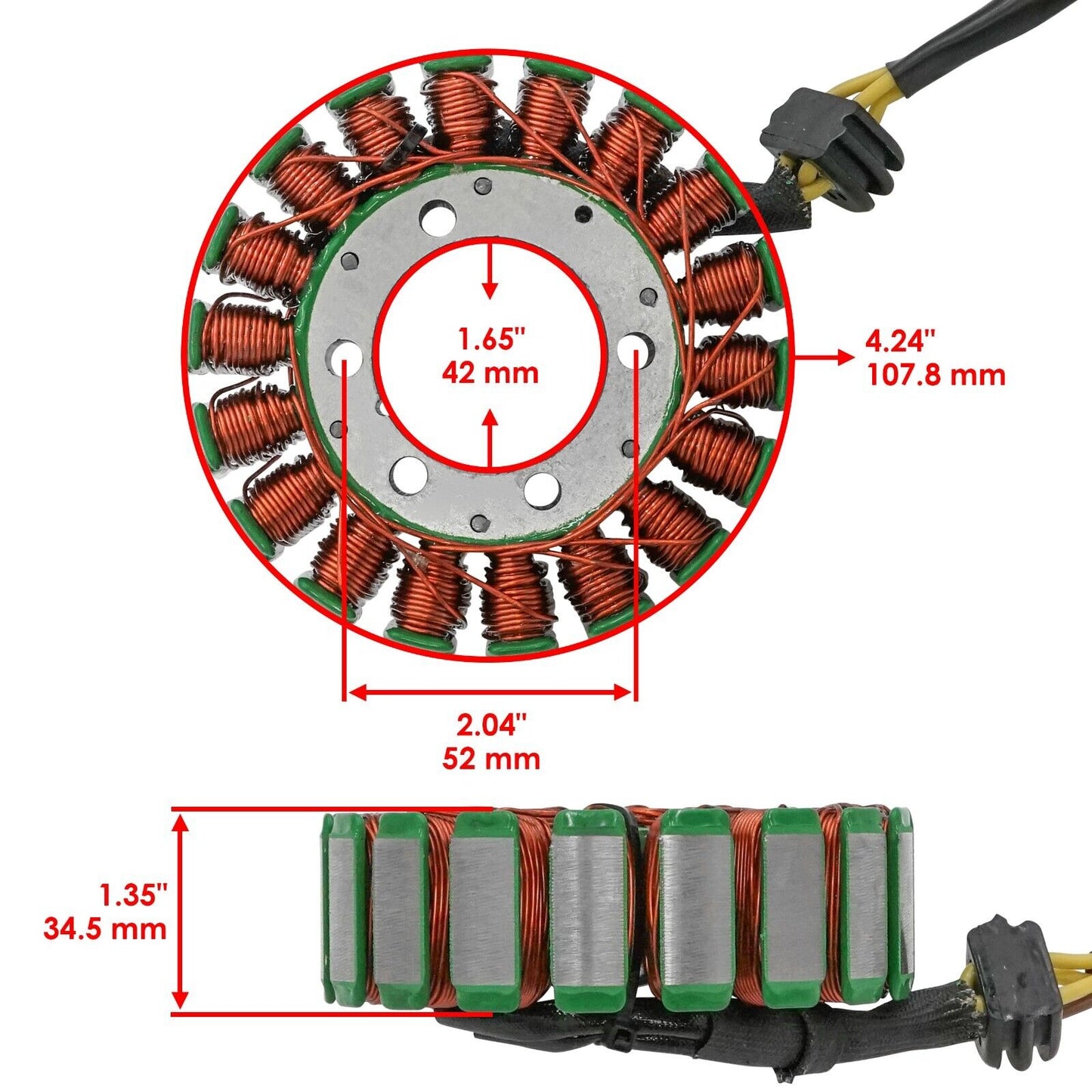 Stator And Regulator Rectifier for Polaris RZR S 800 EFI 2013-2014