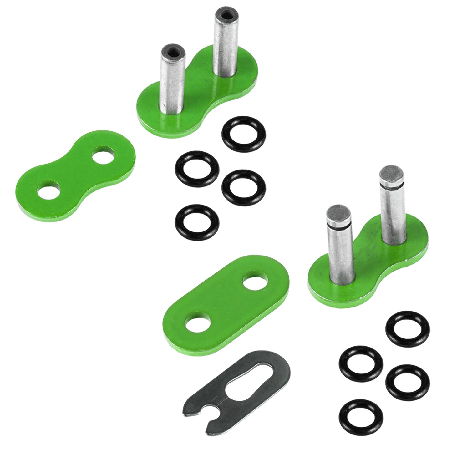 520 X 120 Links Motorcycle Atv Green O-Ring Drive Chain 520-Pitch 120-Links