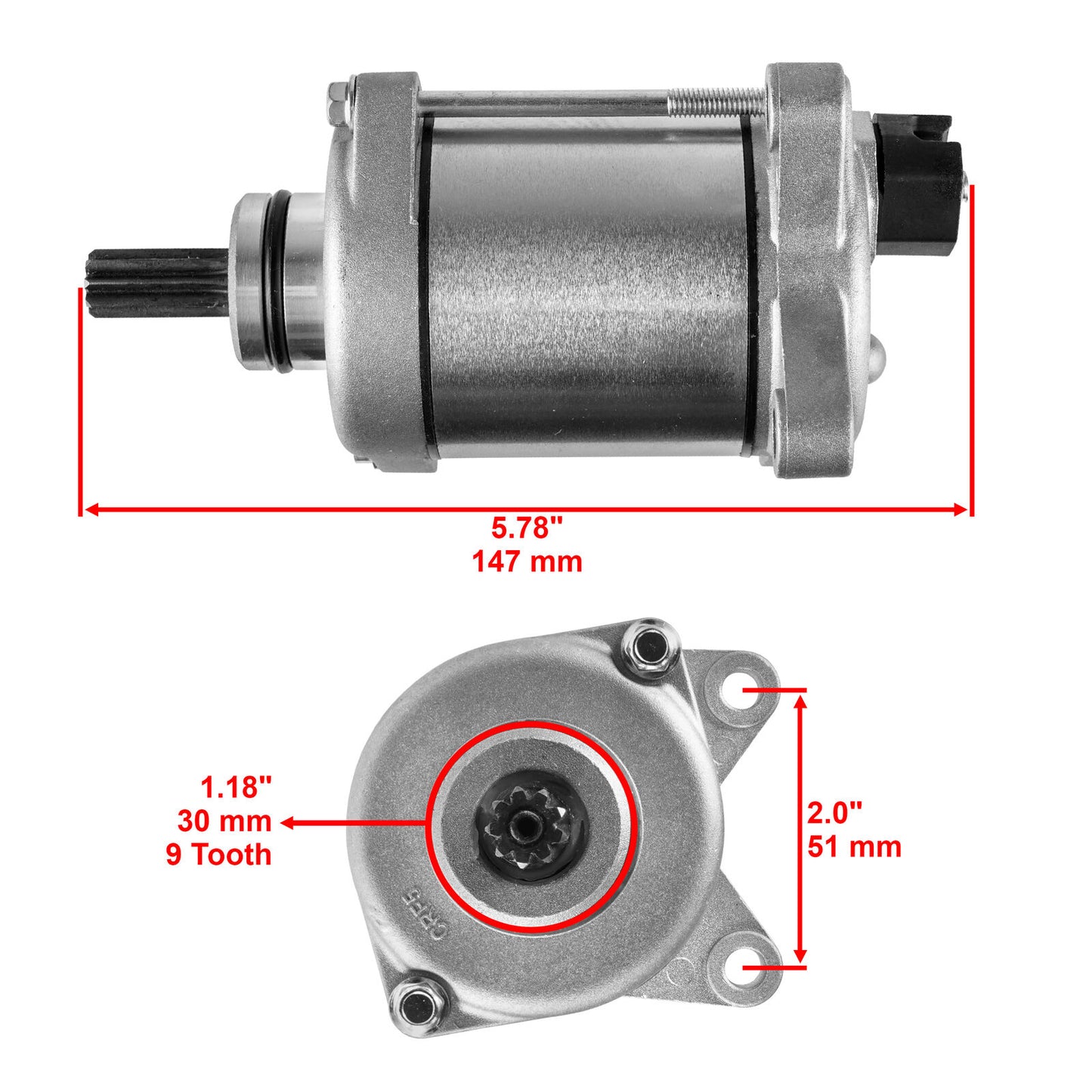 Starter fits Honda TRX250TE Recon 250 2x4 ES 2008 2009 2010-2020 Starting Motor