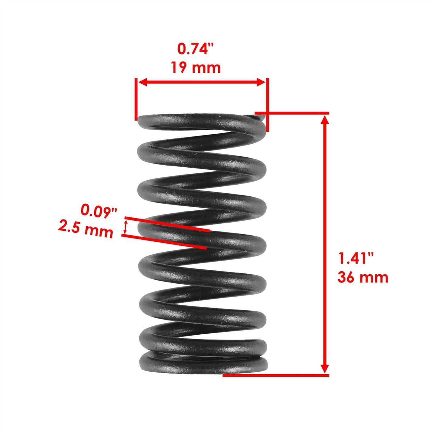 2x Valve Spring Inner/Outer For Honda 14761-HM7-003 14751-HM7-003