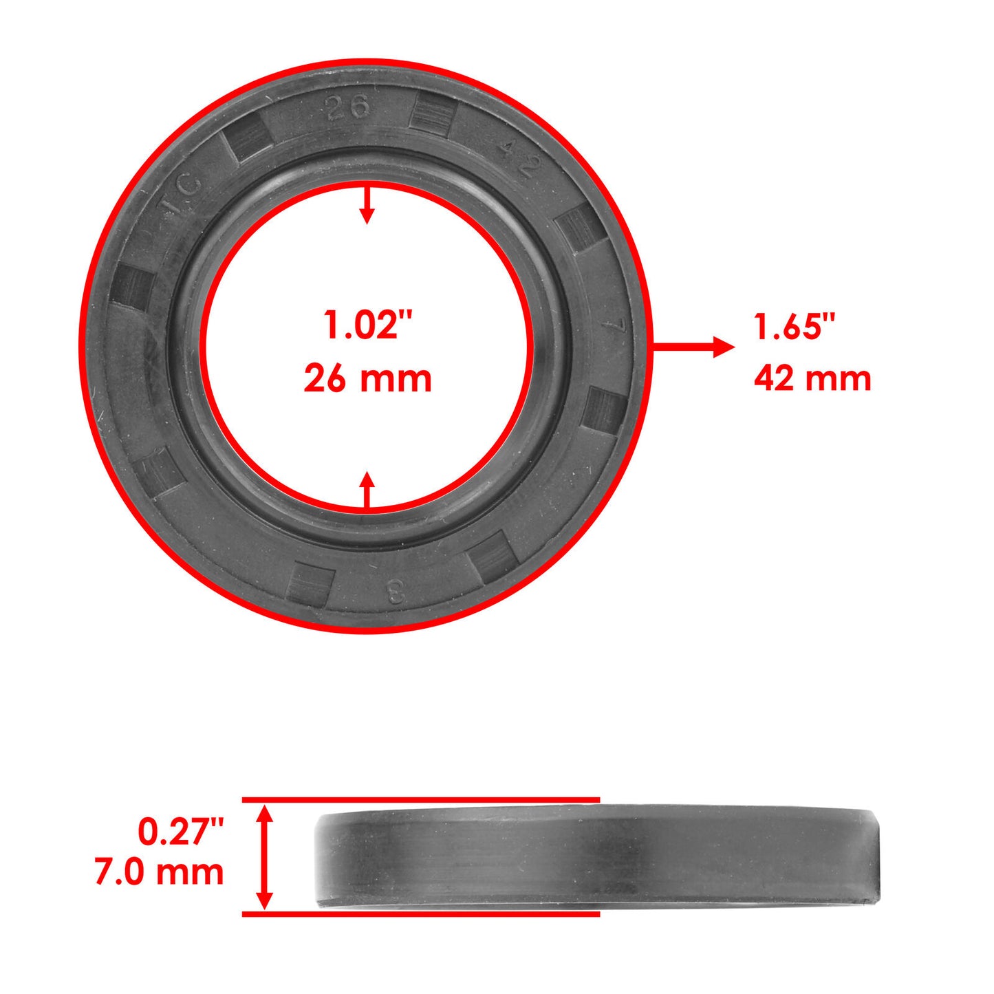 Caltric Wheel Hub Kit For Yamaha Banshee 350 YFZ350 1989-2006 3GD-25111-01-00