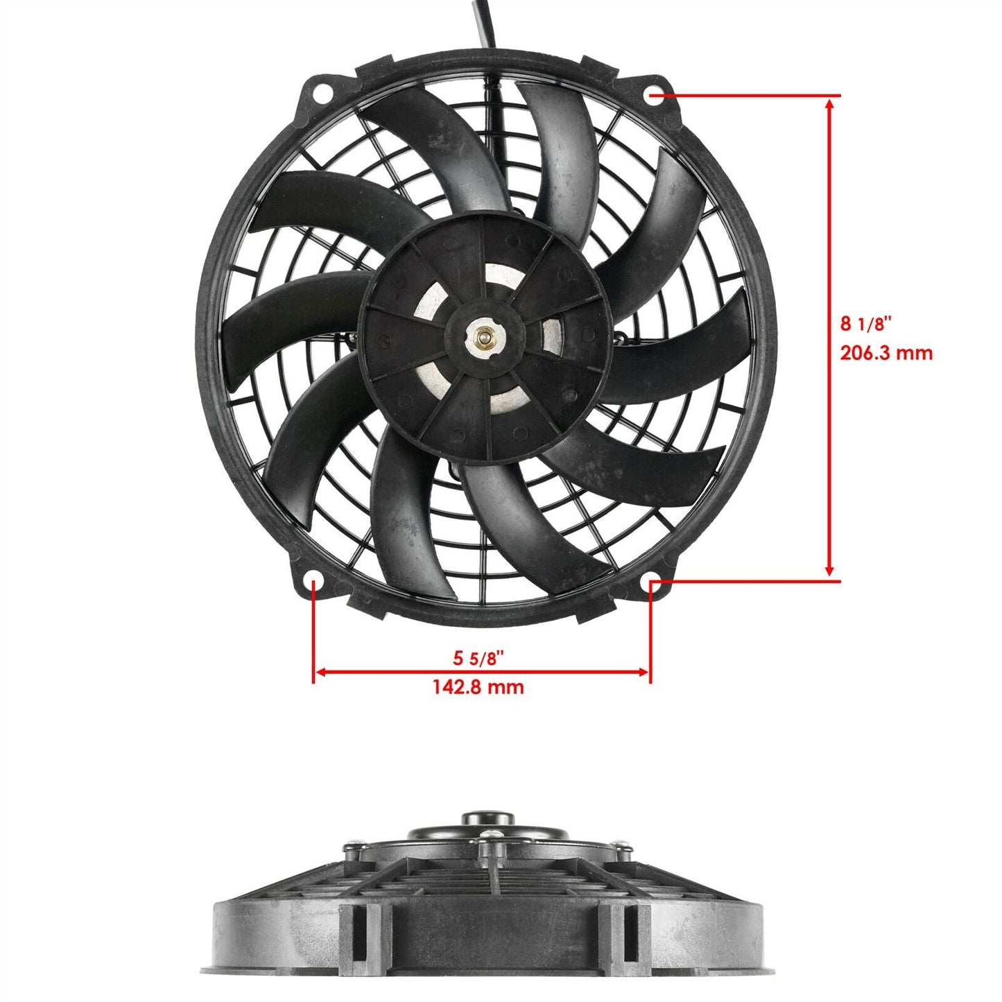 Radiator Cooling Fan fits Polaris Scrambler 500 2x4 4X4 2001 2002 2003 2410123