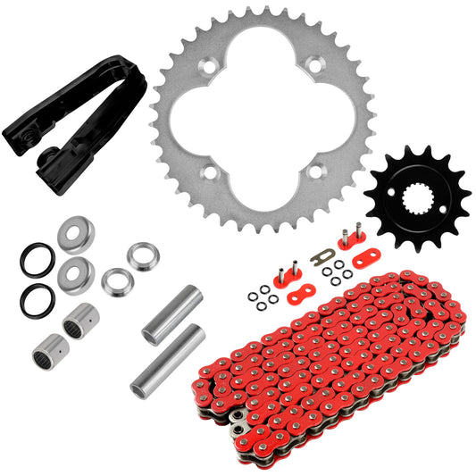 Swing Arm Rebuild Kit w/ Sprockets For Honda Sportrax 400 TRX400EX 2X4 1999-2008