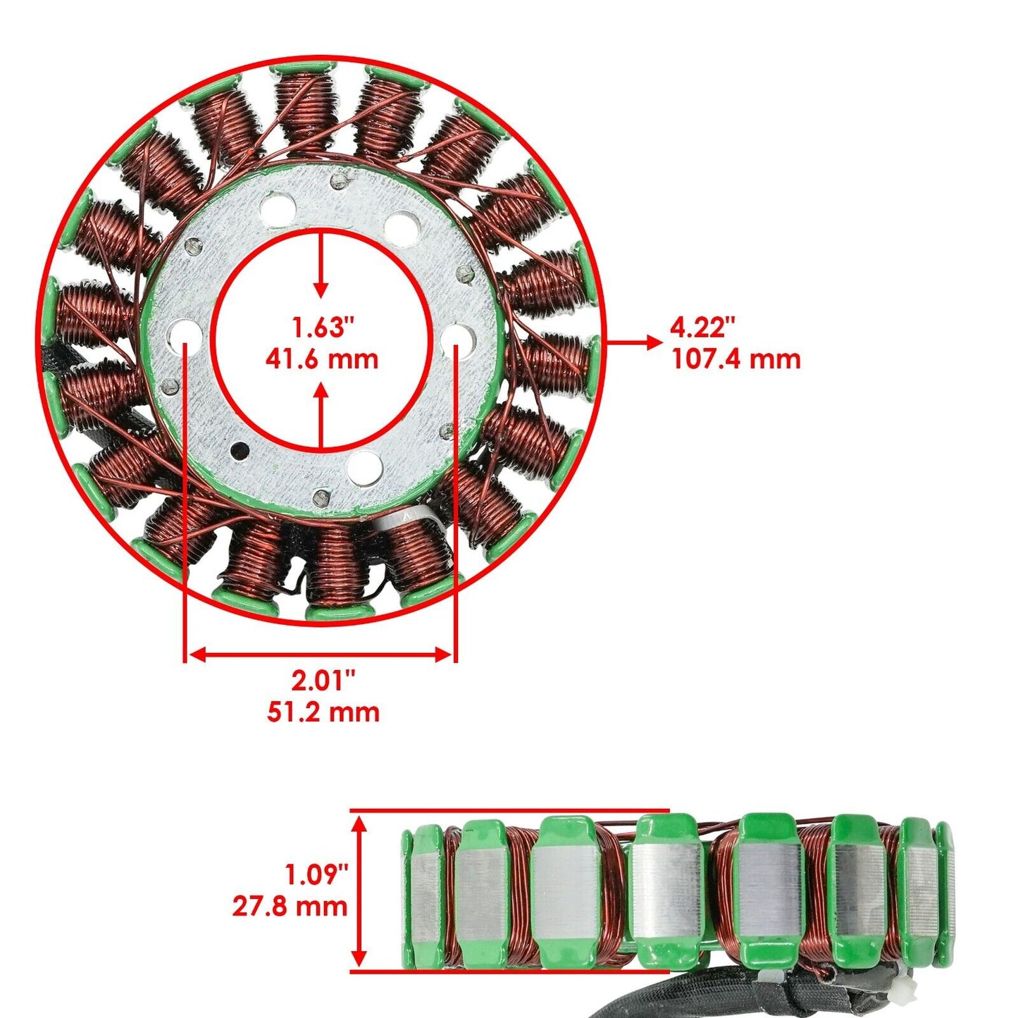 Stator & Regulator Rectifier for Honda CBR600F3 1995-98 W/Pickup Coil & Gasket