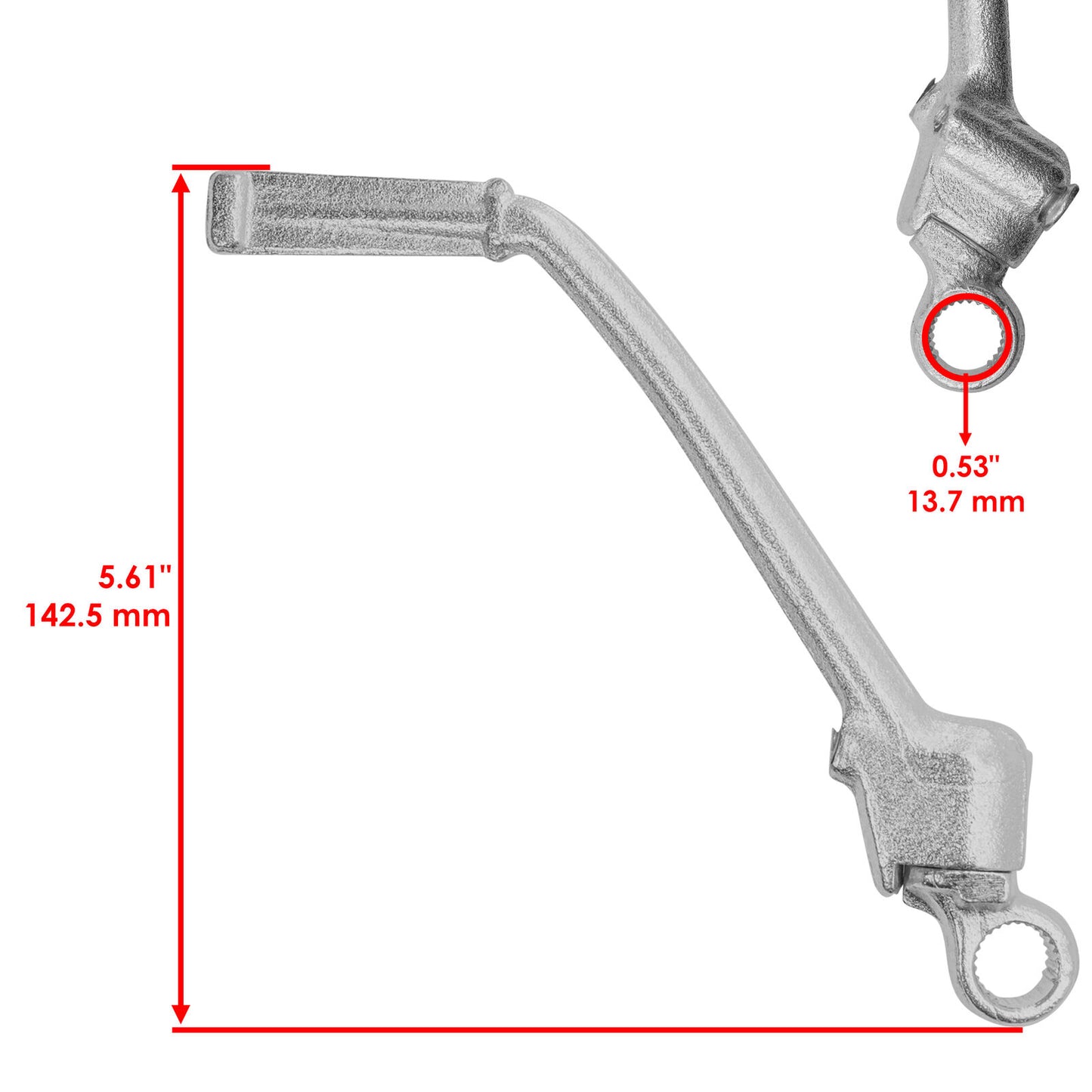 Calric Kick Start Starter Lever Pedal For Kawasaki KX100 1999-2009 2011-2021