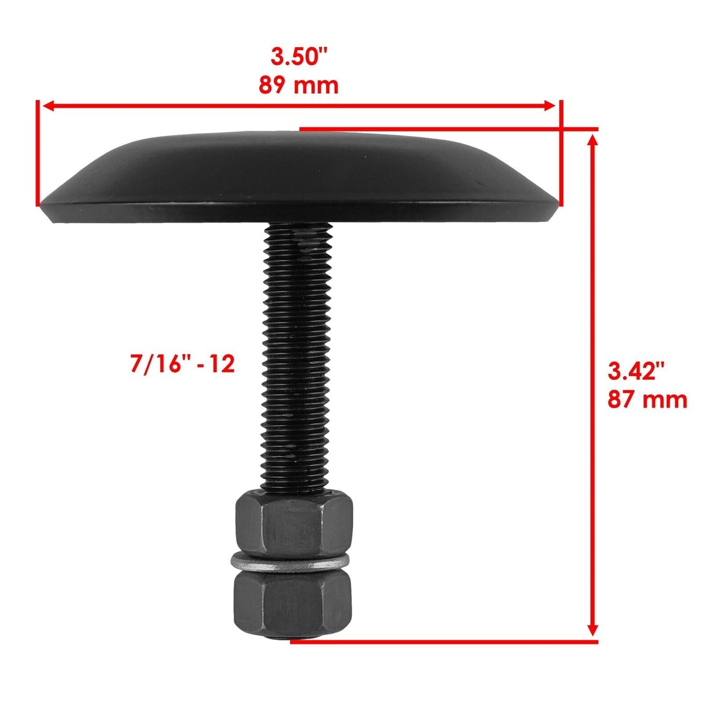 Snow Plow Blade Skid Shoe w/ Guide Markers For Polaris 2873423 1308110 ATV / UTV