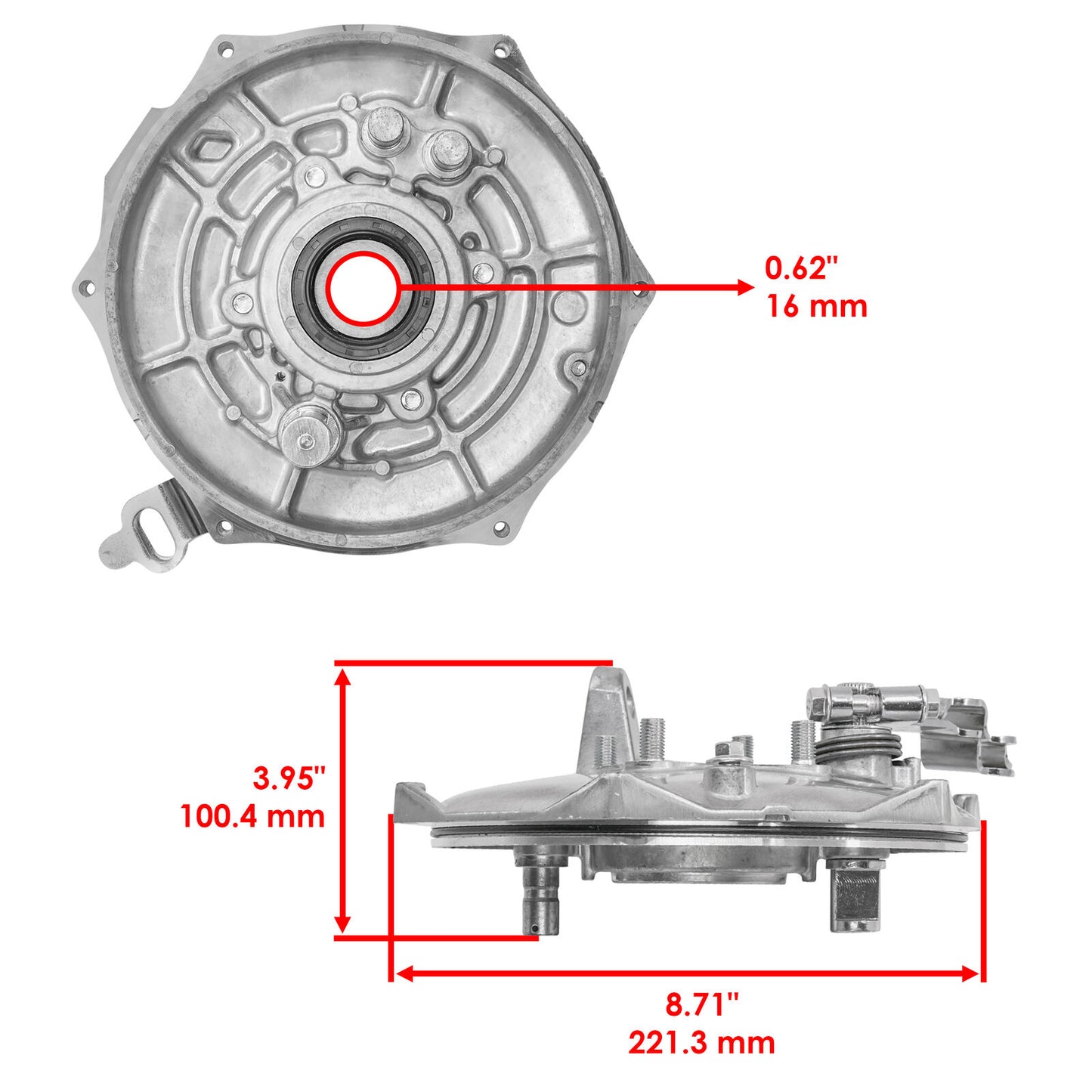 Caltric Rear Brake Panel For Honda 2014-2019 Foreman 500 TRX500FM1 TRX500FM2