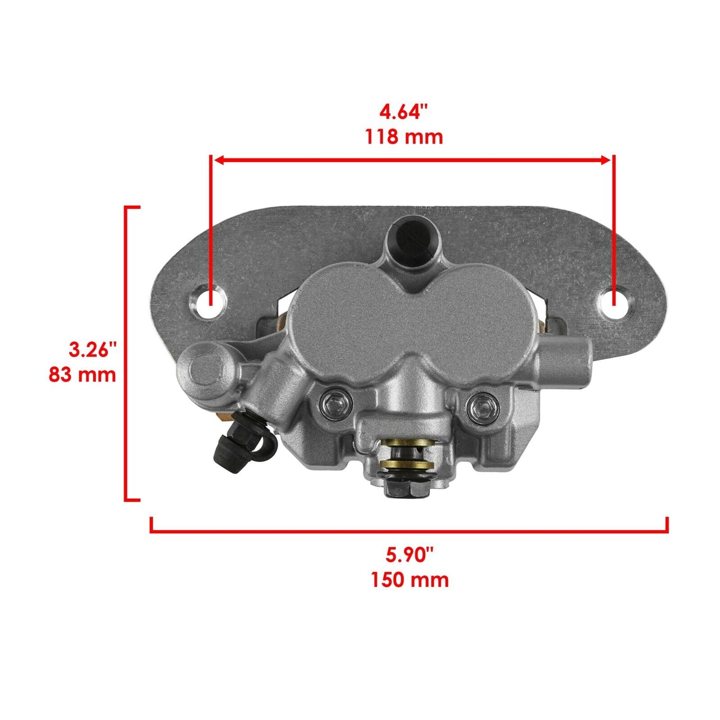 Rear L/R Disc Caliper & Bolts for Yamaha 1XD-F582T-00-00 1XD-2580V-01-00 NEW