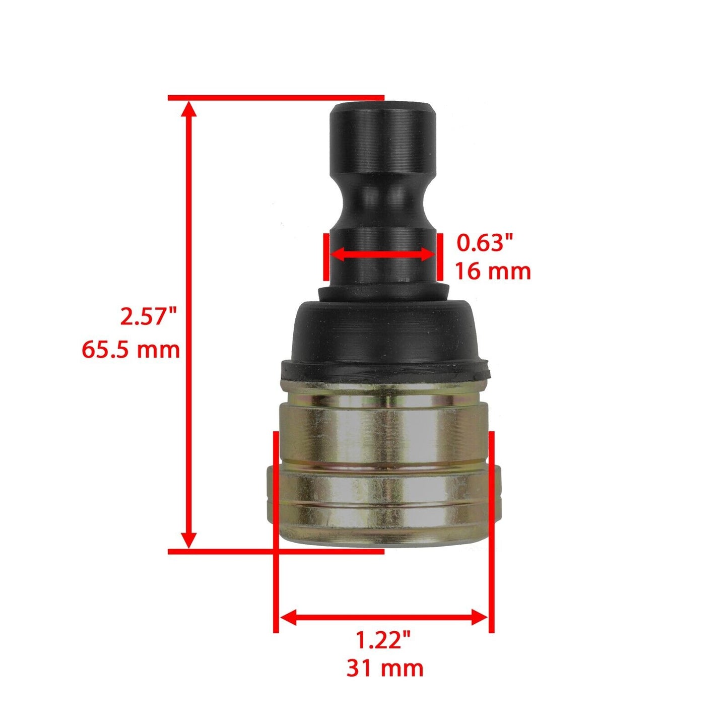 Front Inner A Arm Pivot Bushing Ball Joint Kit Polaris Ranger XP 900 2013-2019