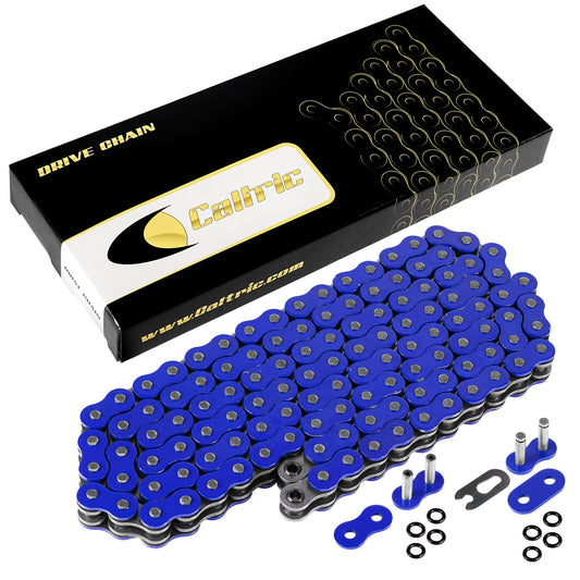 520 X 120 Links Motorcycle Atv Blue O-Ring Drive Chain 520-Pitch 120-Links