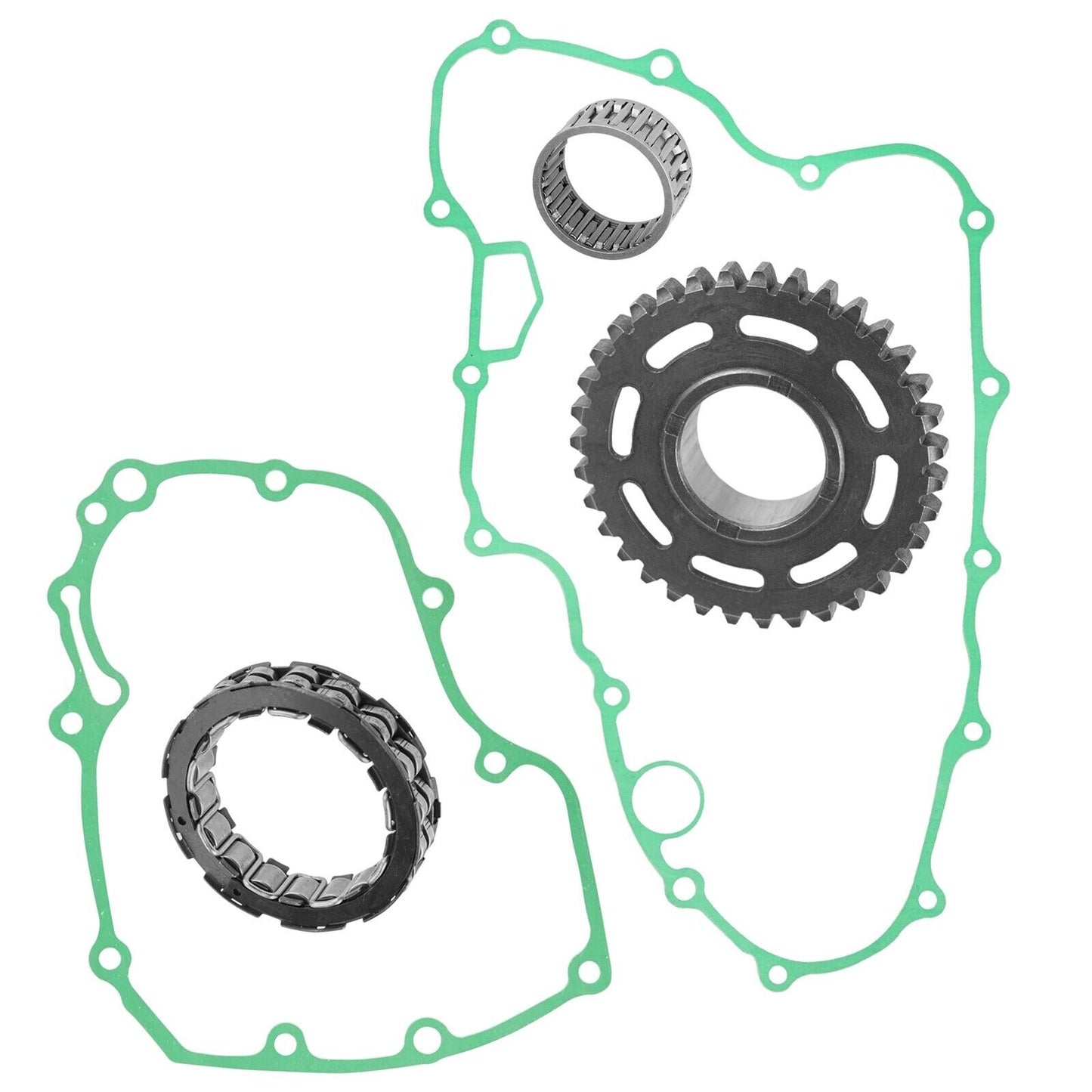 Starting Gear w/Starter Clutch & Gaskets For Honda TRX450ER 2006-2009 2012-2014