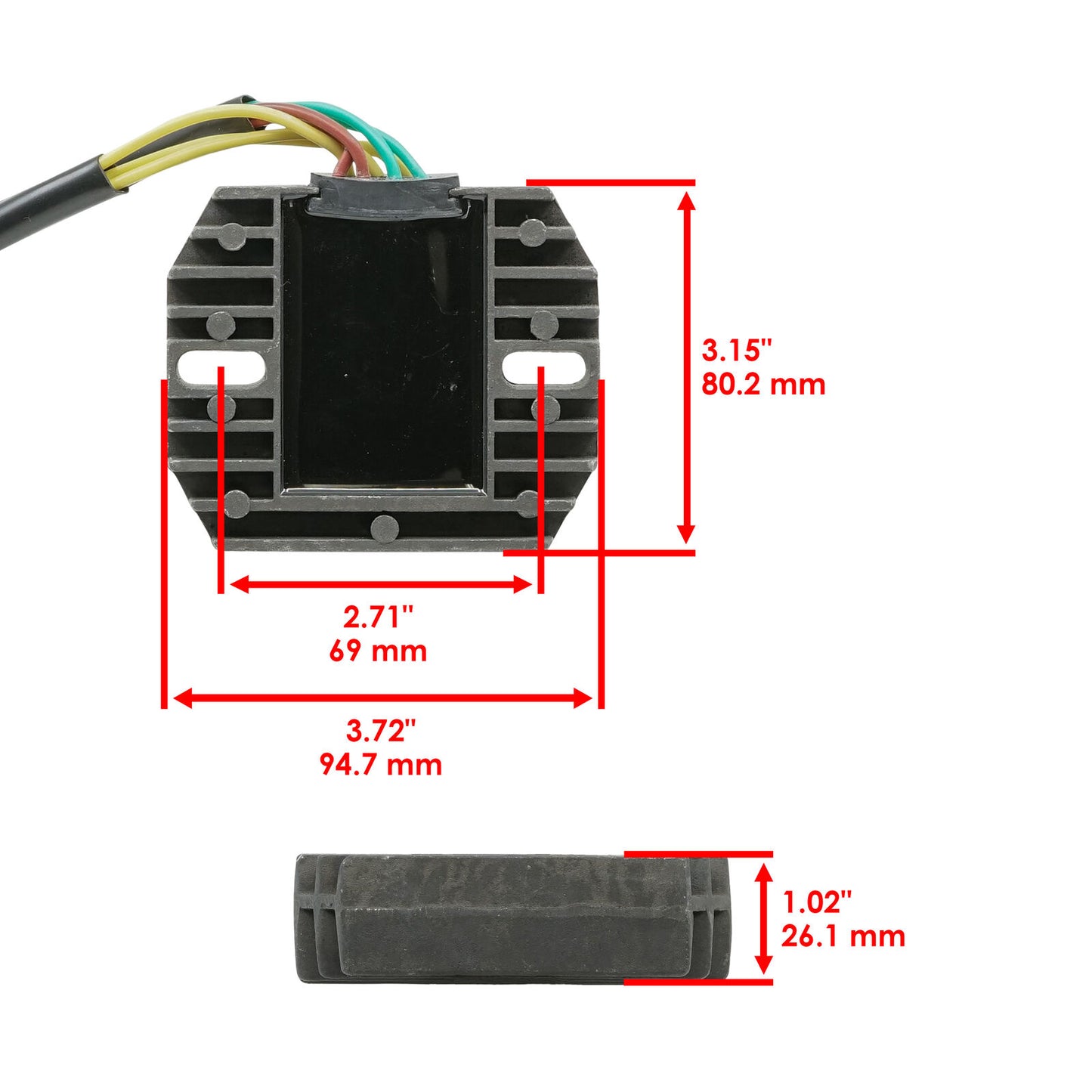 Stator & Regulator Rectifier for Honda VT1100C Shadow 1100 1987-1997