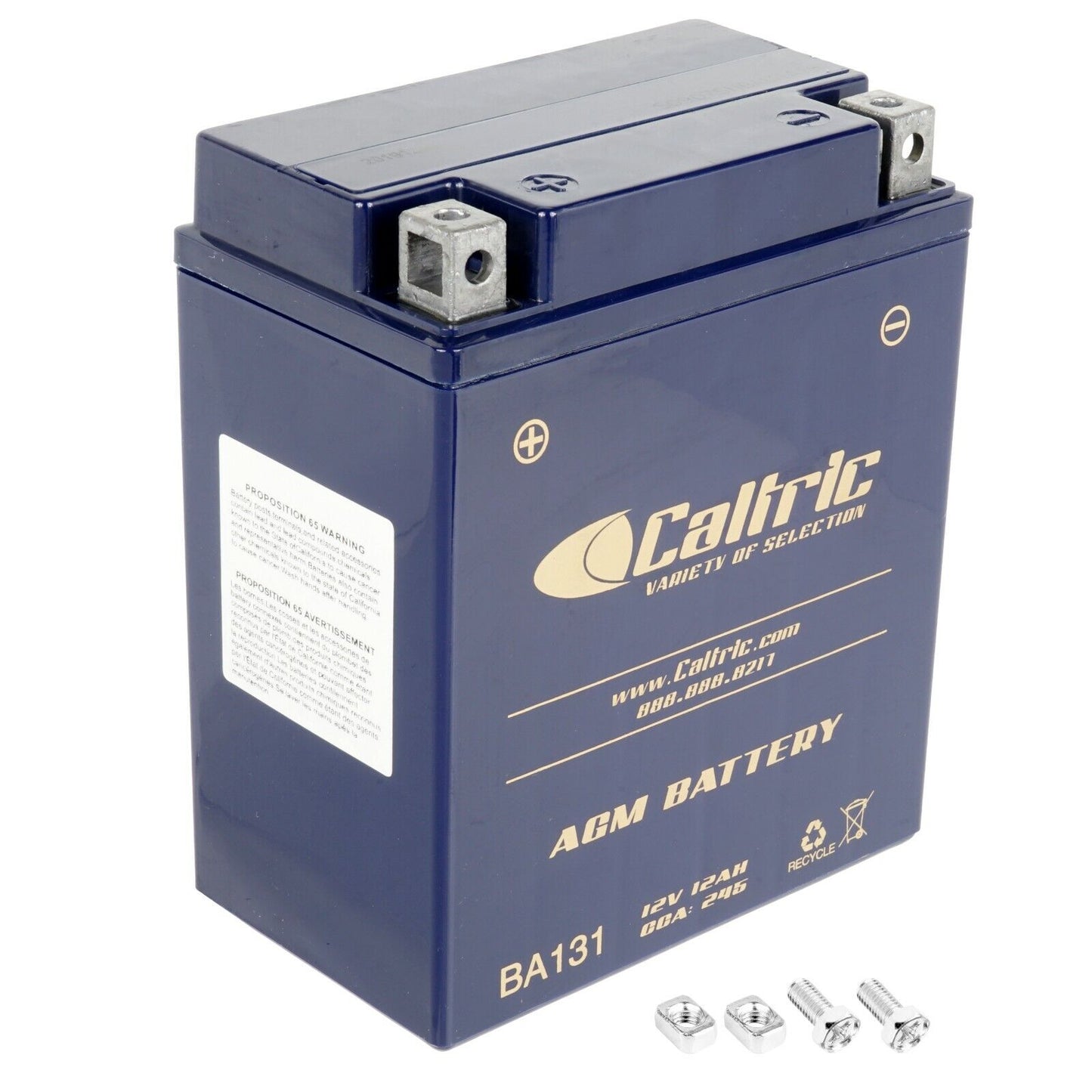 YB12C-A Caltric AGM Battery for Yamaha  BTY-GM12C-Z4-A2  ACB-12CA0-00-00