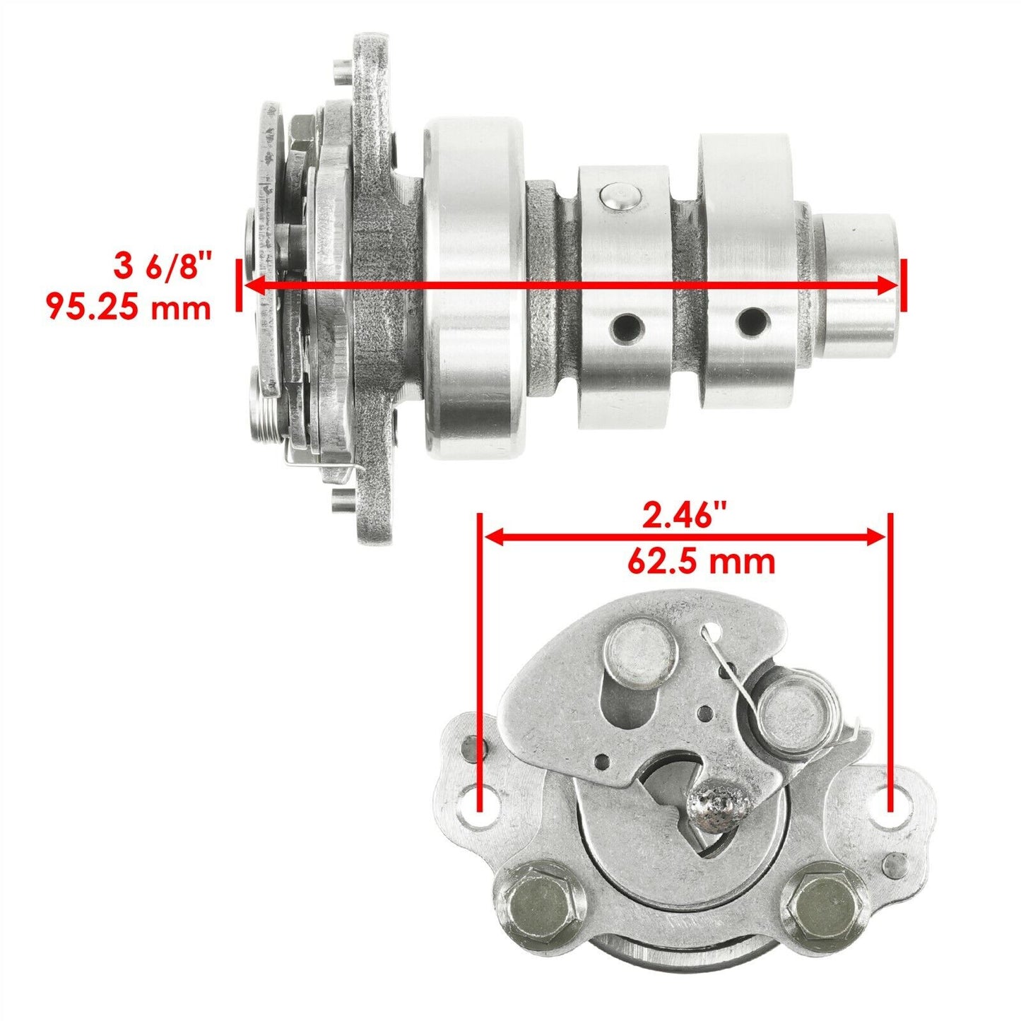 Camshaft Assembly for Yamaha Rhino 700 YXR700F 2008 - 2013 w/ Cylinder Valve Kit