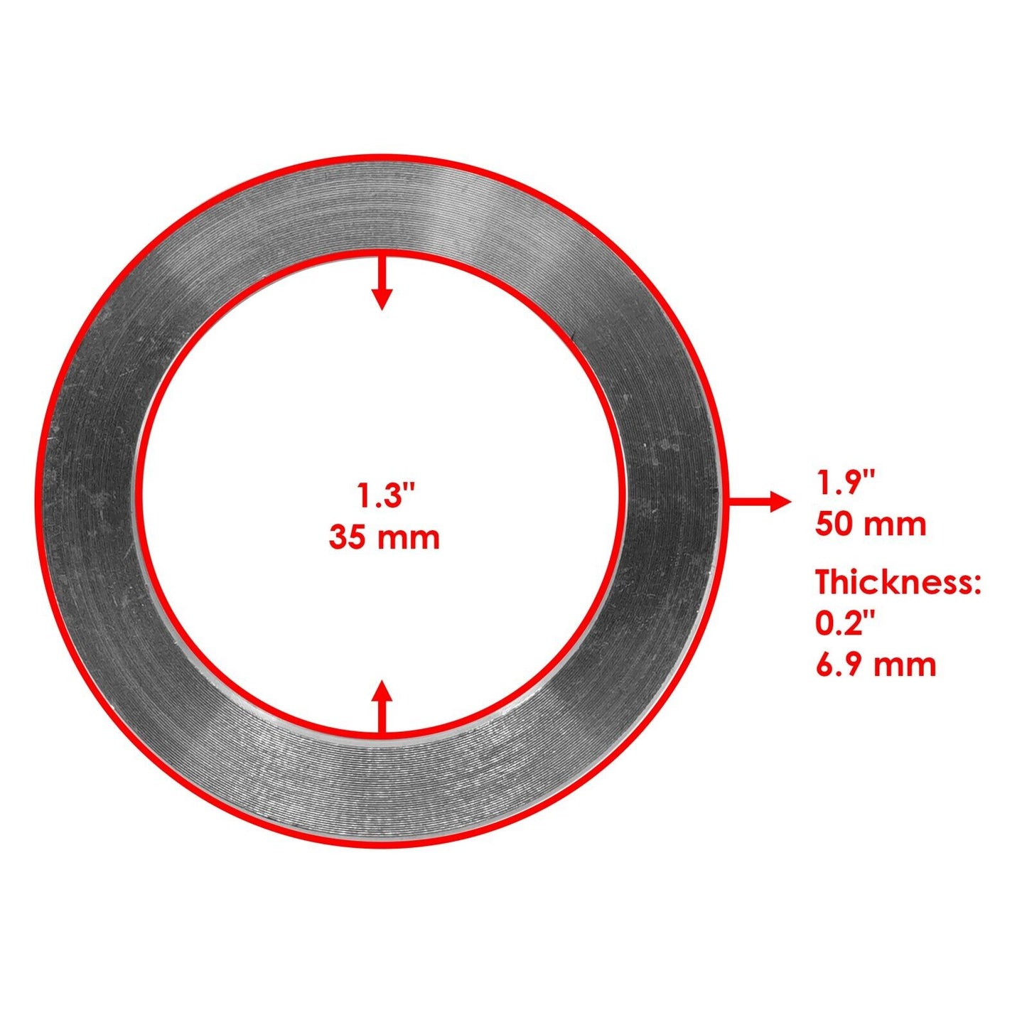 Caltric 0823-292 Transmission Moveable Drive sheave Spacer For Arctic Cat ATV