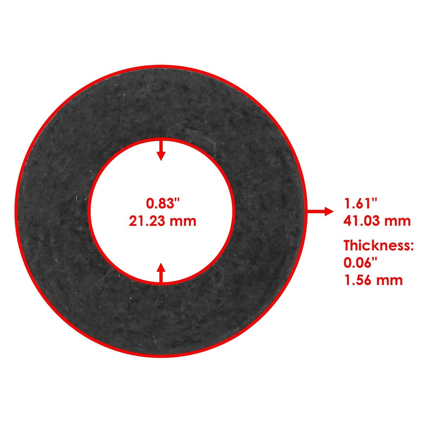 Caltric 532188967 Transaxle Washer for Husqvarna Dixon Jonsered AYP RedMax Qty 2