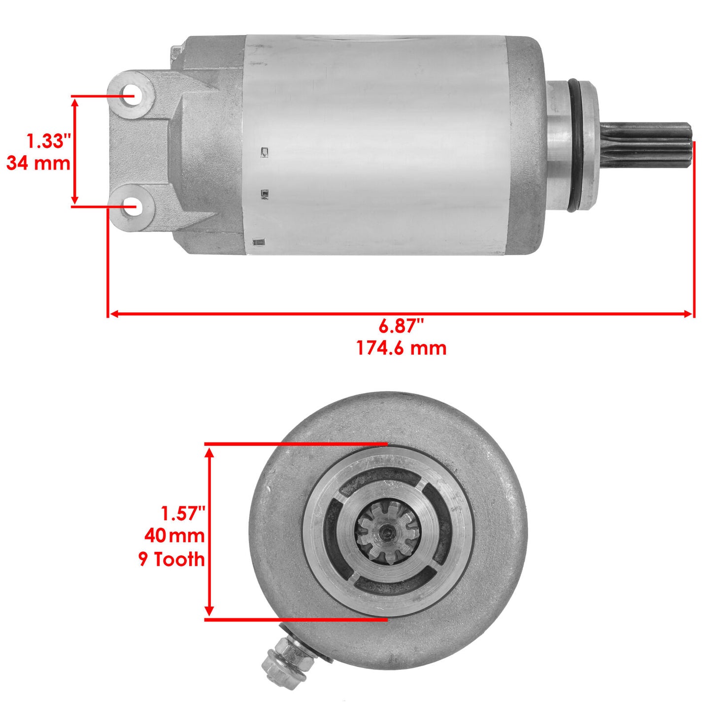 Starter & Relay for Arctic Cat 550 H1 EFI Auto 2010