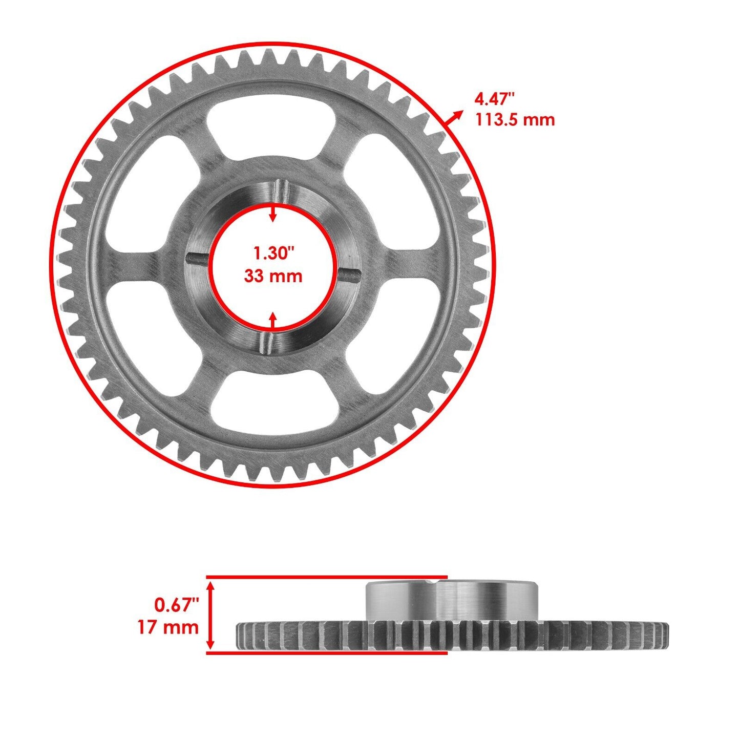 Starter Clutch Gear w/ Bearing & Gasket for Suzuki Quadracer LT-R450 2006-2009