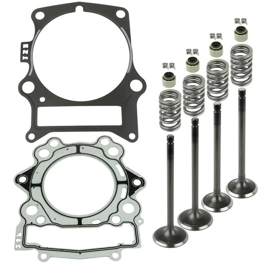 Cylinder Intake Exhaust Valve Gasket Kit for Yamaha Grizzly 550 YFM550F 2009-14