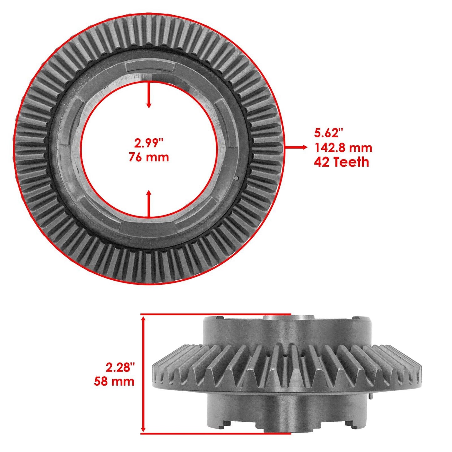 Front Differential Kit For Polaris Sportsman 500 2007-2012 1332909 1332568