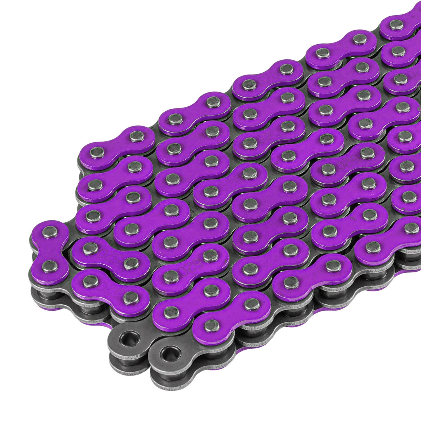 520 X 120 Links Motorcycle Atv Drive Chain 520-Pitch 120-Links Purple