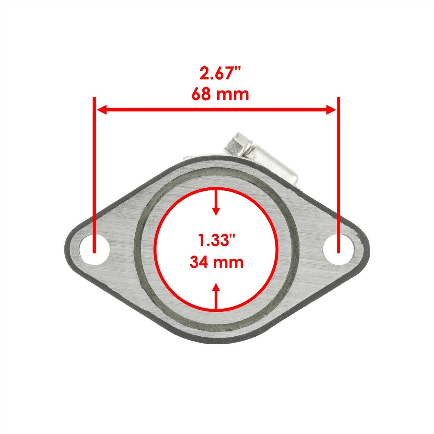 Carburetor and Intake Boot Joint fits Yamaha Kodiak 400 YFM400 2x4 4x4 2000-2006