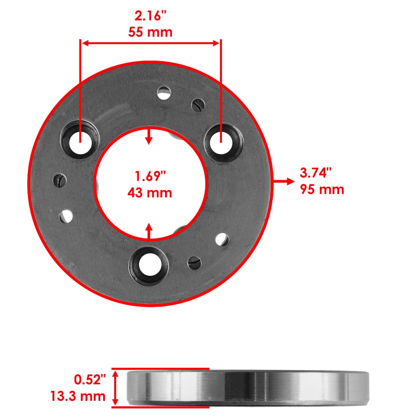 Starter Outer Clutch And Idler Gear Set For Yamaha Moto-4 225 YFM225 1986-1988