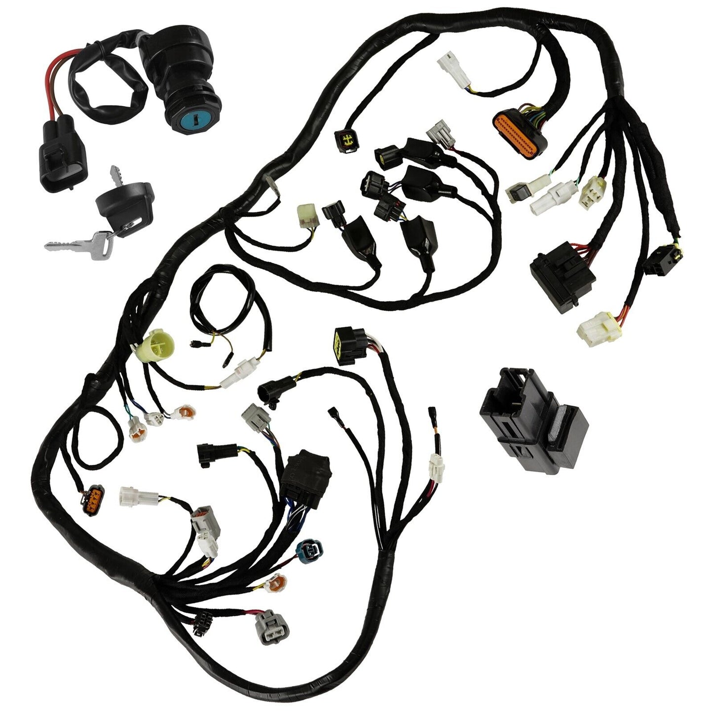 Wiring Harness Switch Key Relay for Yamaha Raptor 700R YFM700R 2015 2016-2023