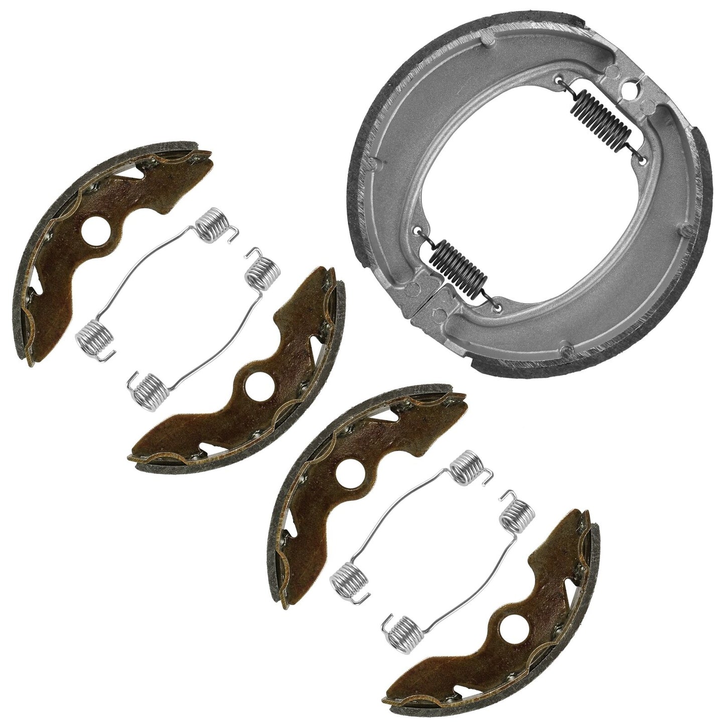 Front Rear Brake Shoes for Honda TRX250TM Fourtrax 250 Tm Recon 2002-2024