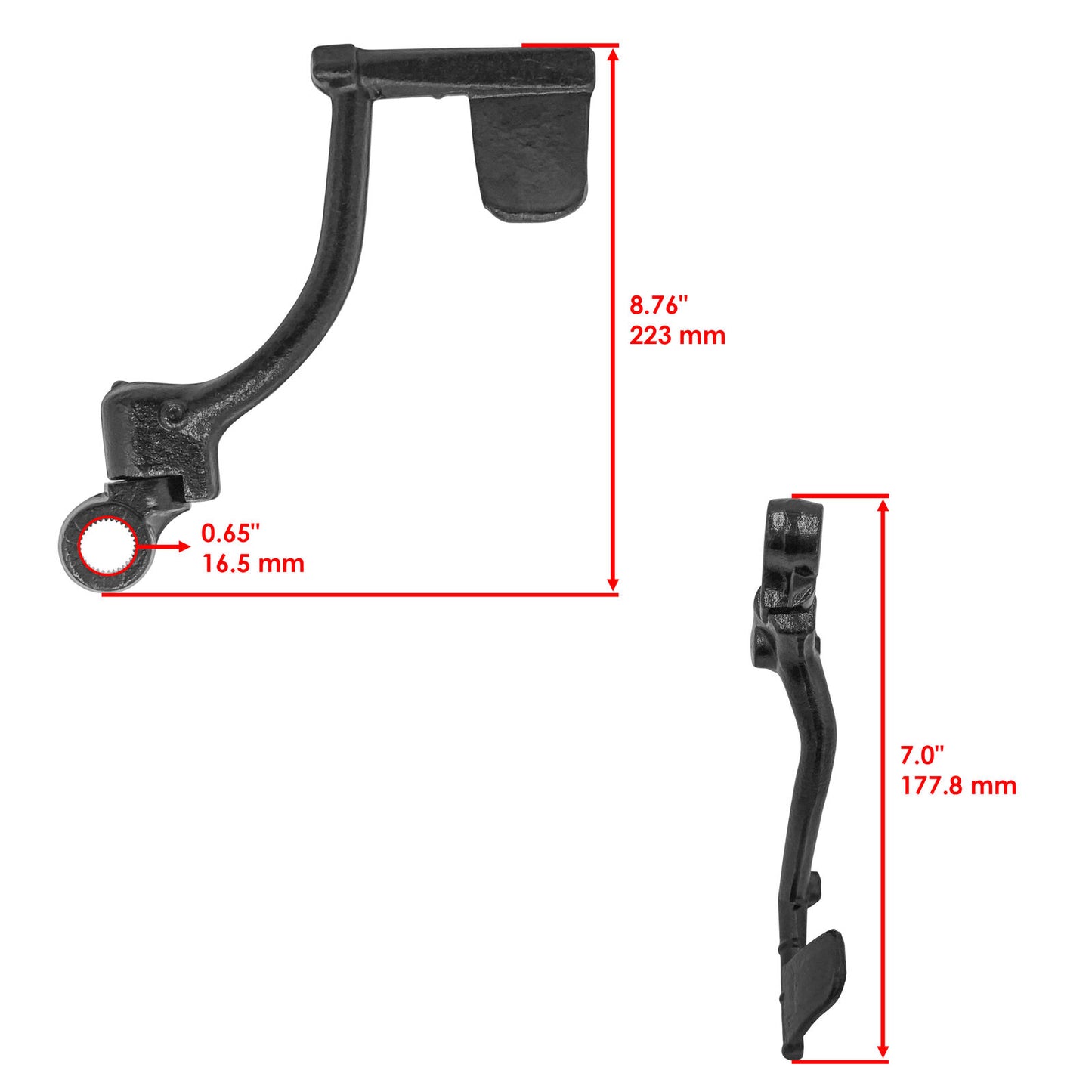 Caltric 2XJ-15620-10-00 2XJ156201000 Kick Start Starter Lever Pedal For Yamaha