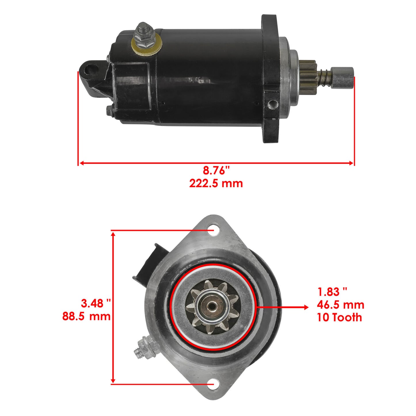 Starter for Yamaha Outboard 115 130 150 175 200 New 1984 1985 1986 1987-2002