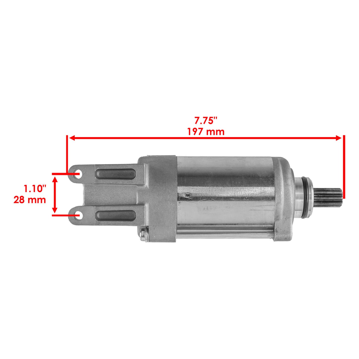 12V Caltric Starter for Ski-Doo GTX LE / SE 1200 4-Tec 2009 - 2015 / 420893531