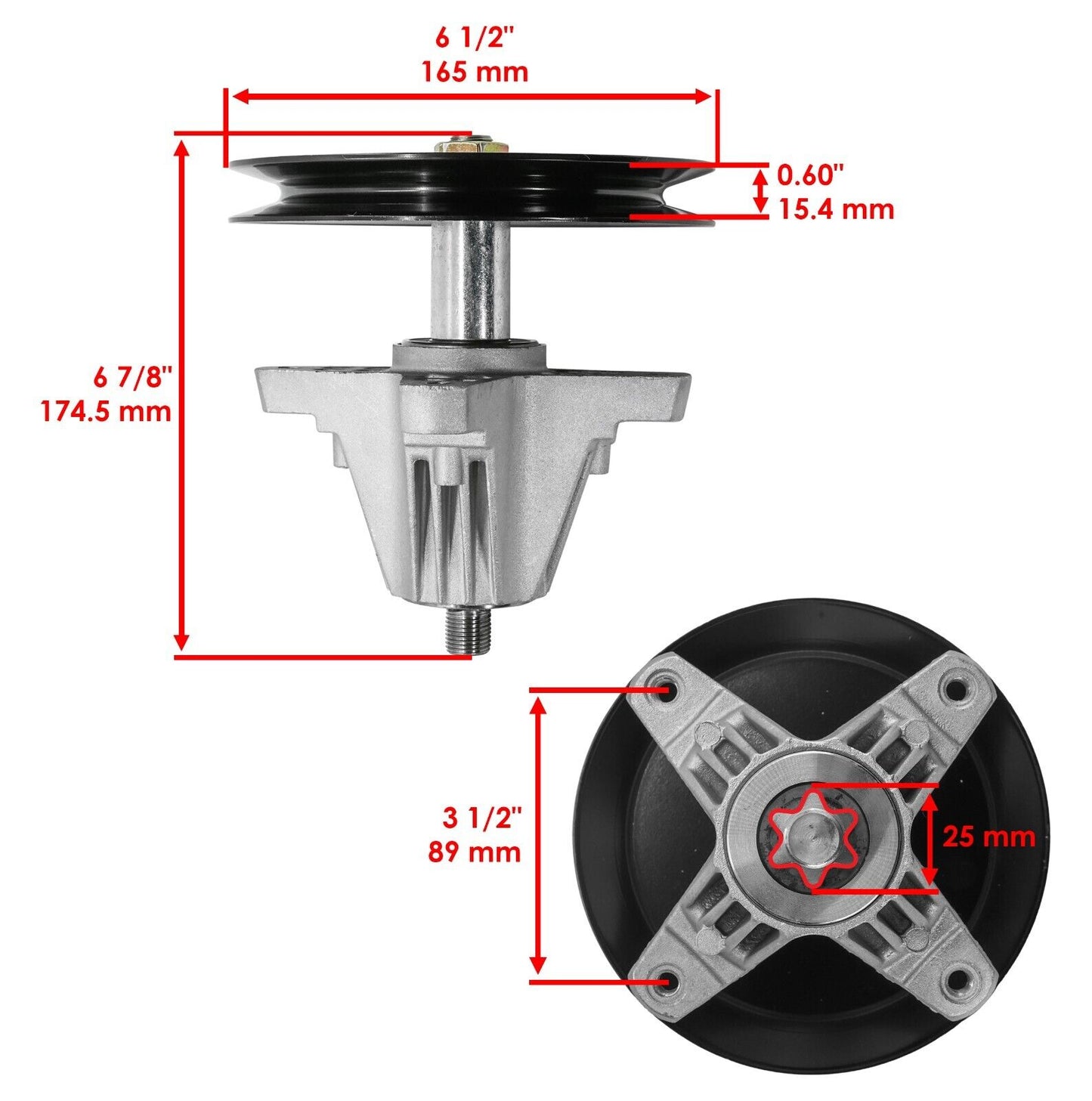 Spindle Assembly W/Bolt For MTD LT2500 LT2000 LT2200 Troy Bilt Tb2246 HOrse XP