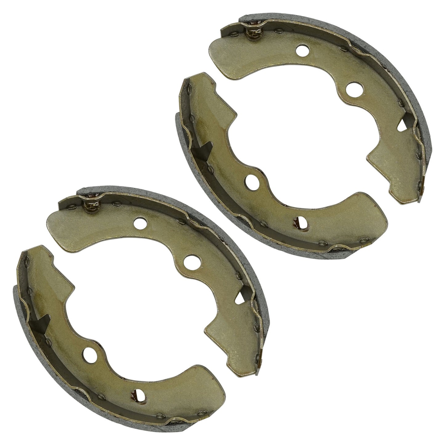 Caltric Front Brake Shoes for Kawasaki 41048-7501 Front Brake Shoes