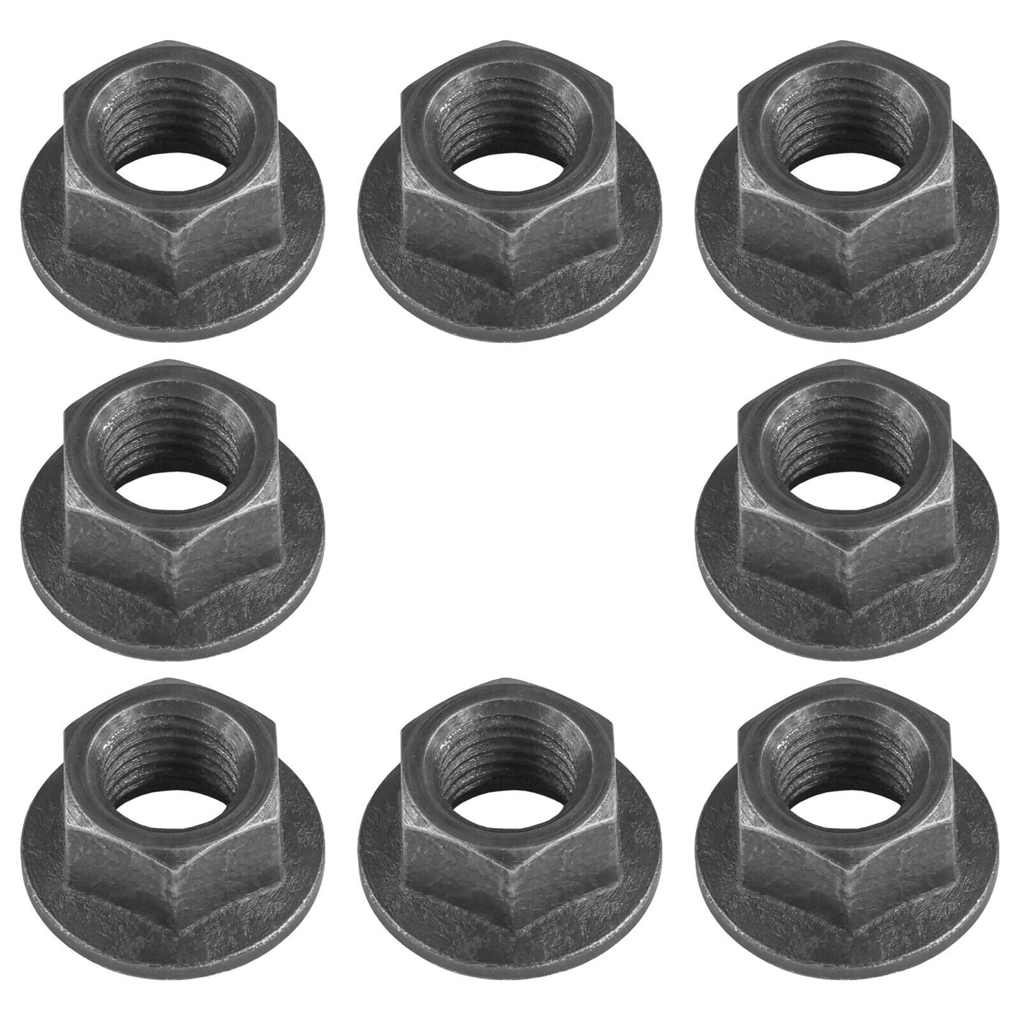 8x Front Wheel Hub Steel Nut for Yamaha 95704-10500-00 NEW OEM Replacement