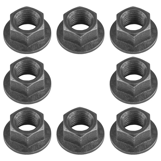 8x Front Wheel Hub Steel Nut for Yamaha 95704-10500-00 NEW OEM Replacement