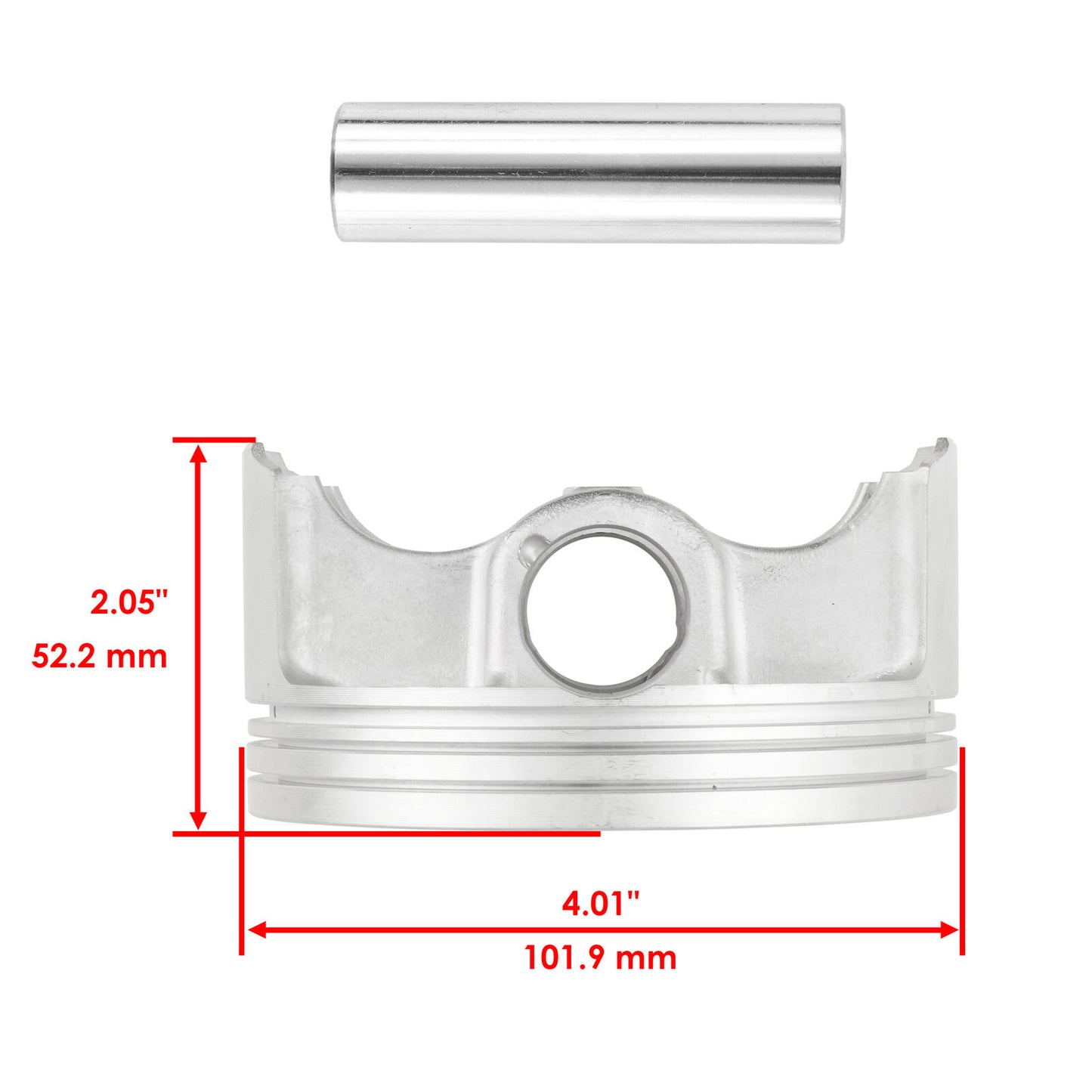 Cylinder Piston Ring for Yamaha Raptor 700 700R YFM700 2015 - 2021 Standard Bore