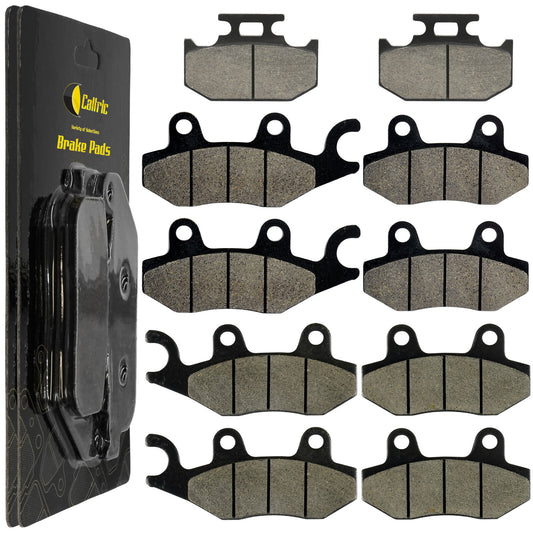 Front Middle Rear Brake Pads for Yamaha Rhino 700 Fi YXR700 YXR 700 2008-2013