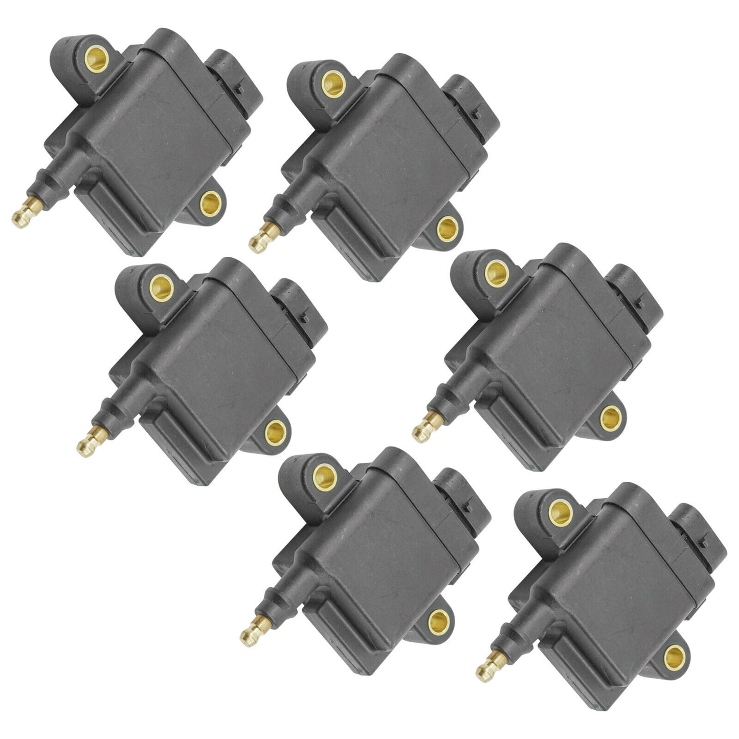 6-Pack Ignition Coils for Mercury Outboard V-135 V-150 V-175 V-200 Dfi EFI 2.5L