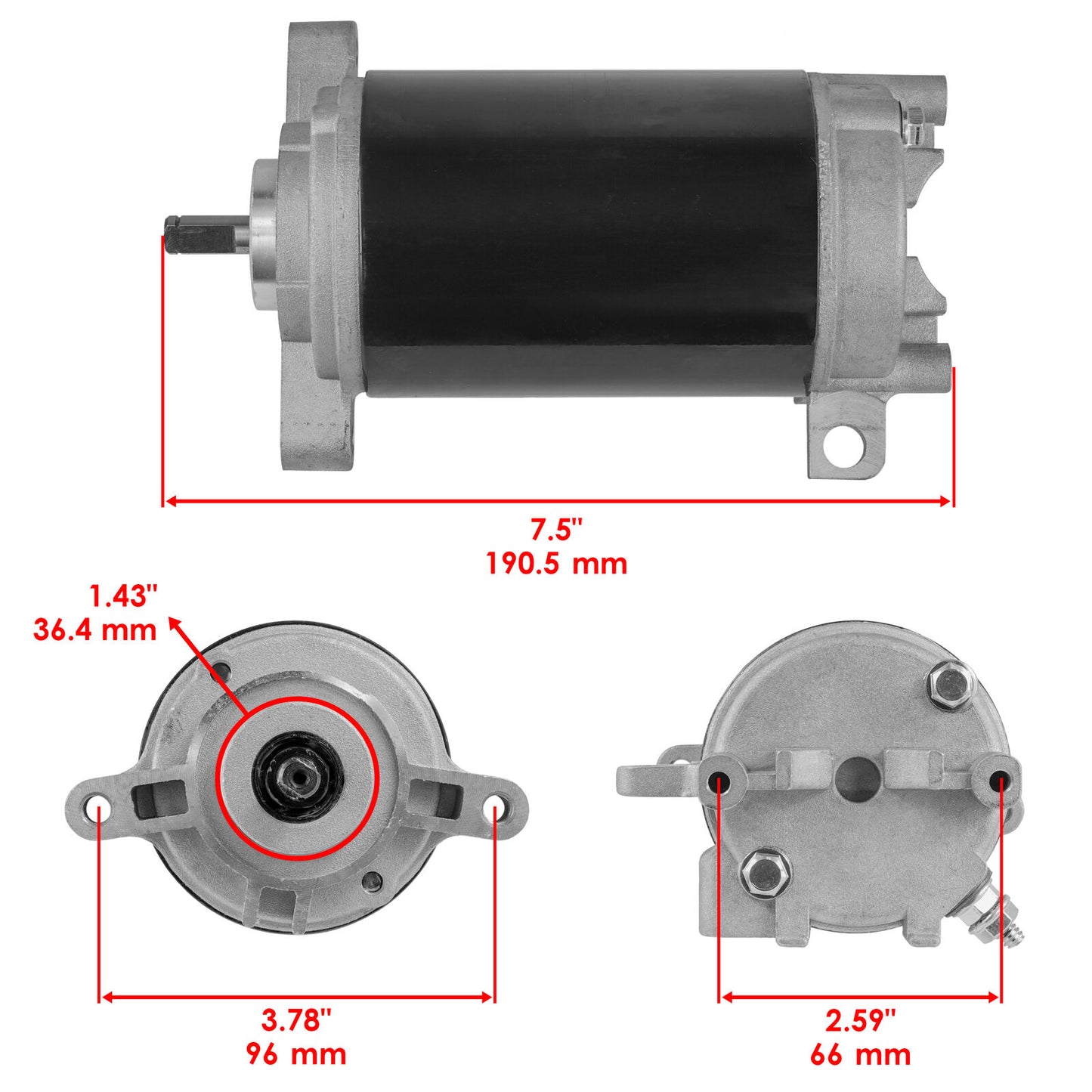 Starter for Evinrude 115 115Hp E115F E115-F 1.7L 1998-2006 Marine New