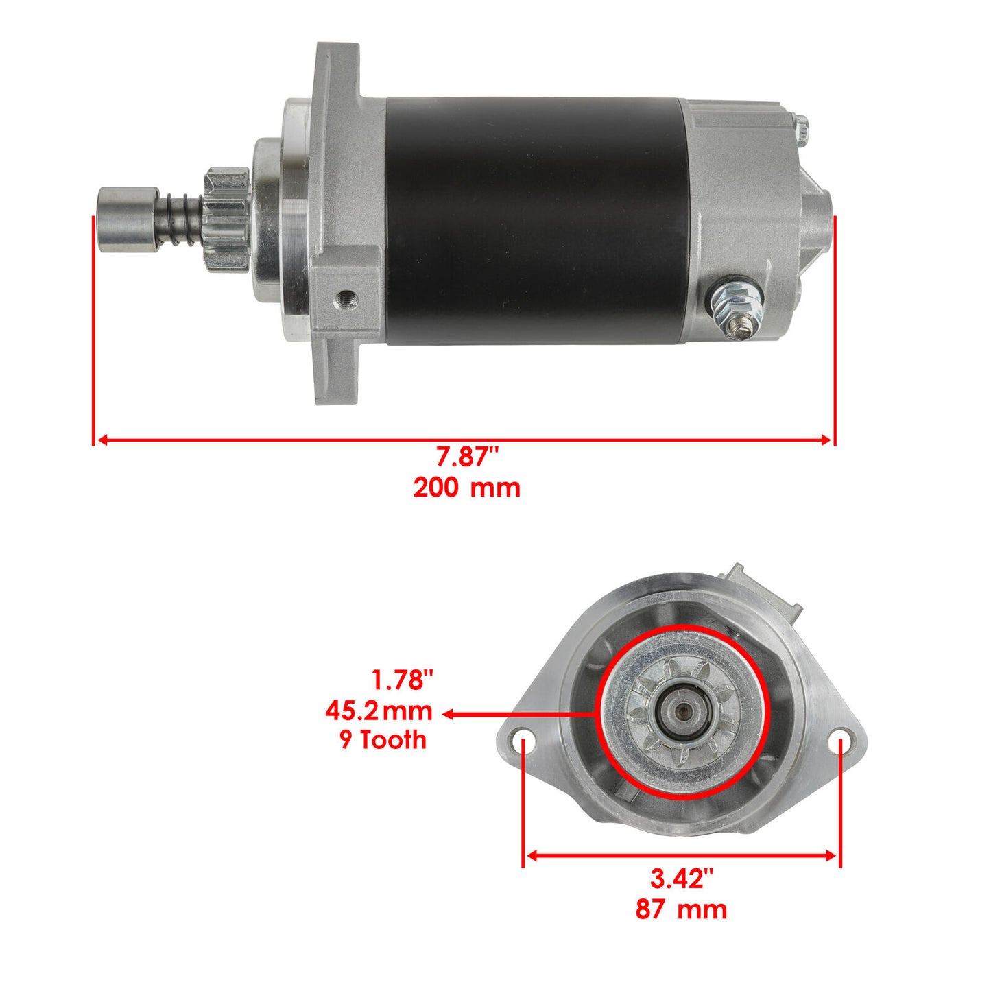 Starter for Tohatsu Md40 Md50 Md70 Md90 Tldi 2001 2002 2003 2004 2005-2013 New