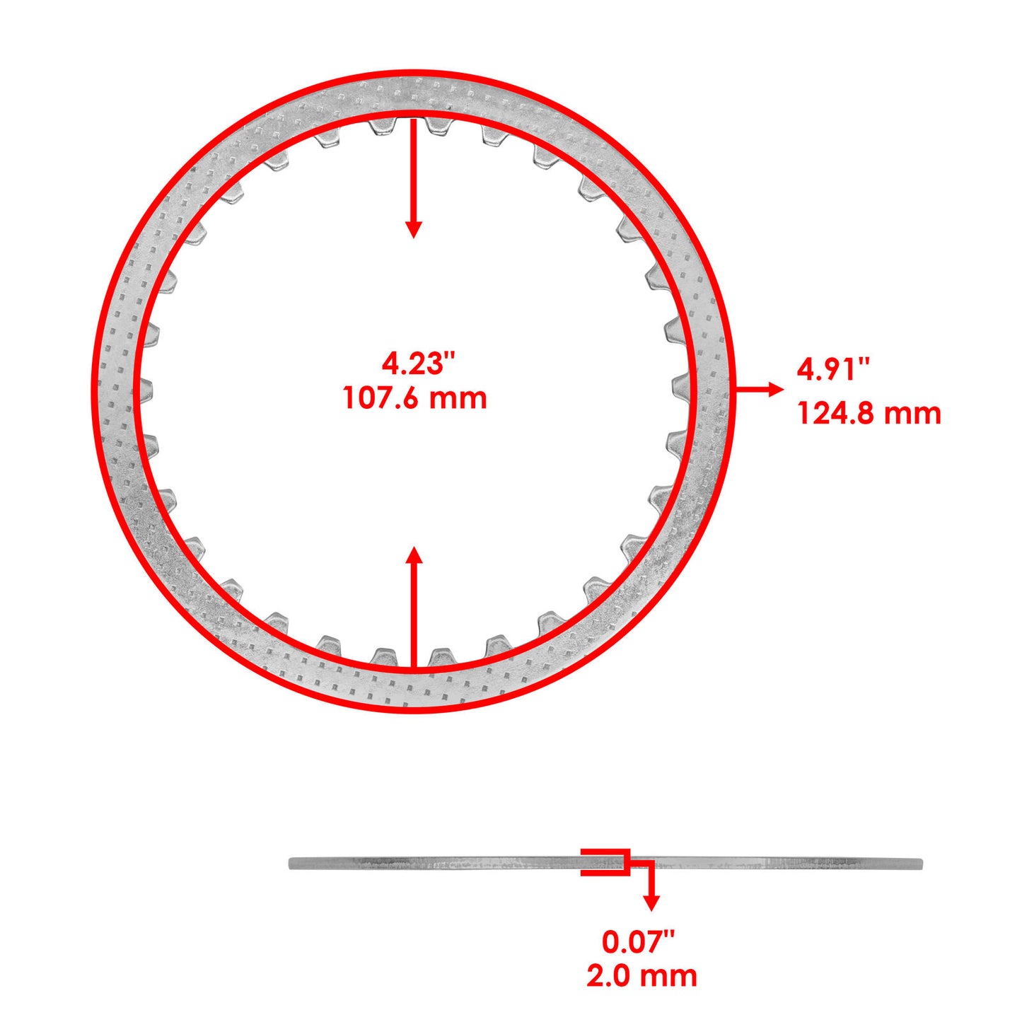 Caltric 22210-MKN-305 Clutch Plates Springs Kit for Honda CB650R CBR650R NC750X